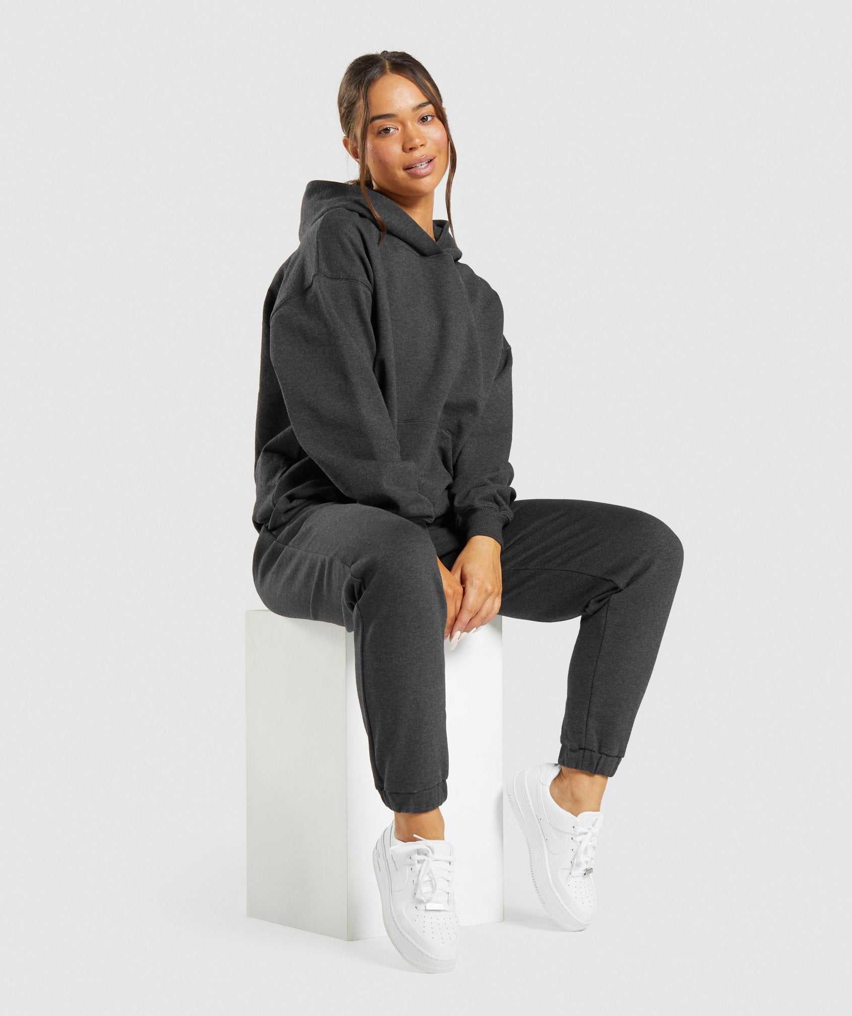 Gymshark Rest Day Sweats Hoodie Zwart | KMFC83469