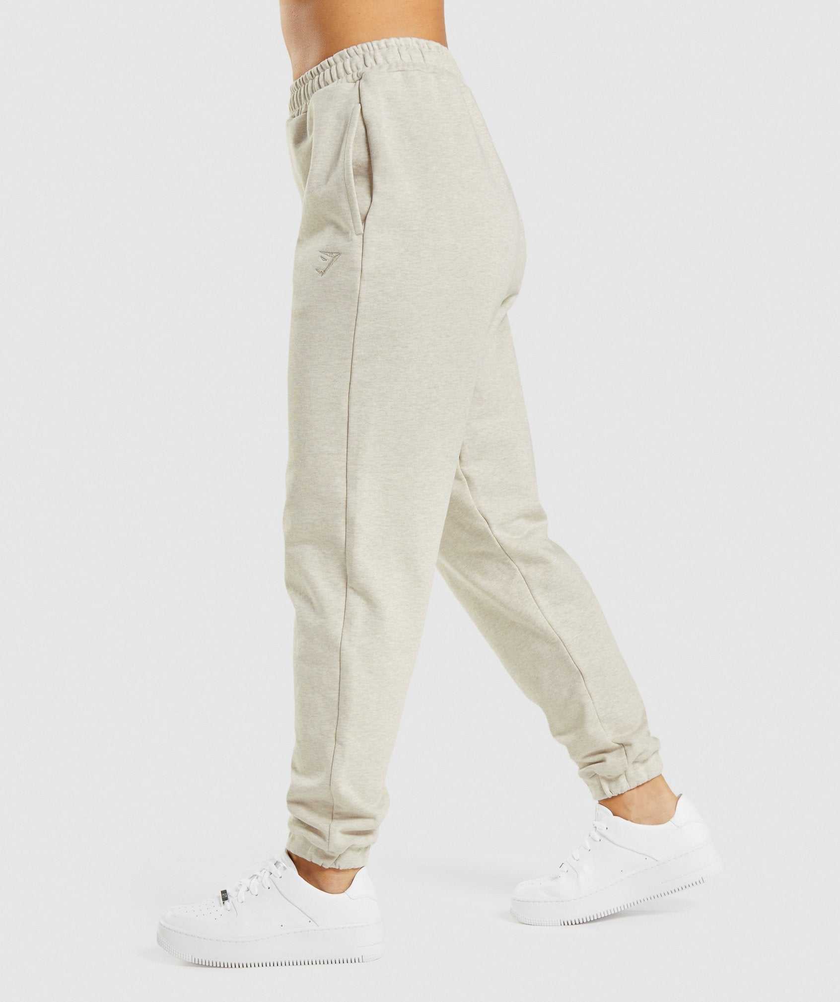 Gymshark Rest Day Sweats Joggingbroeken Beige | GYEK65214