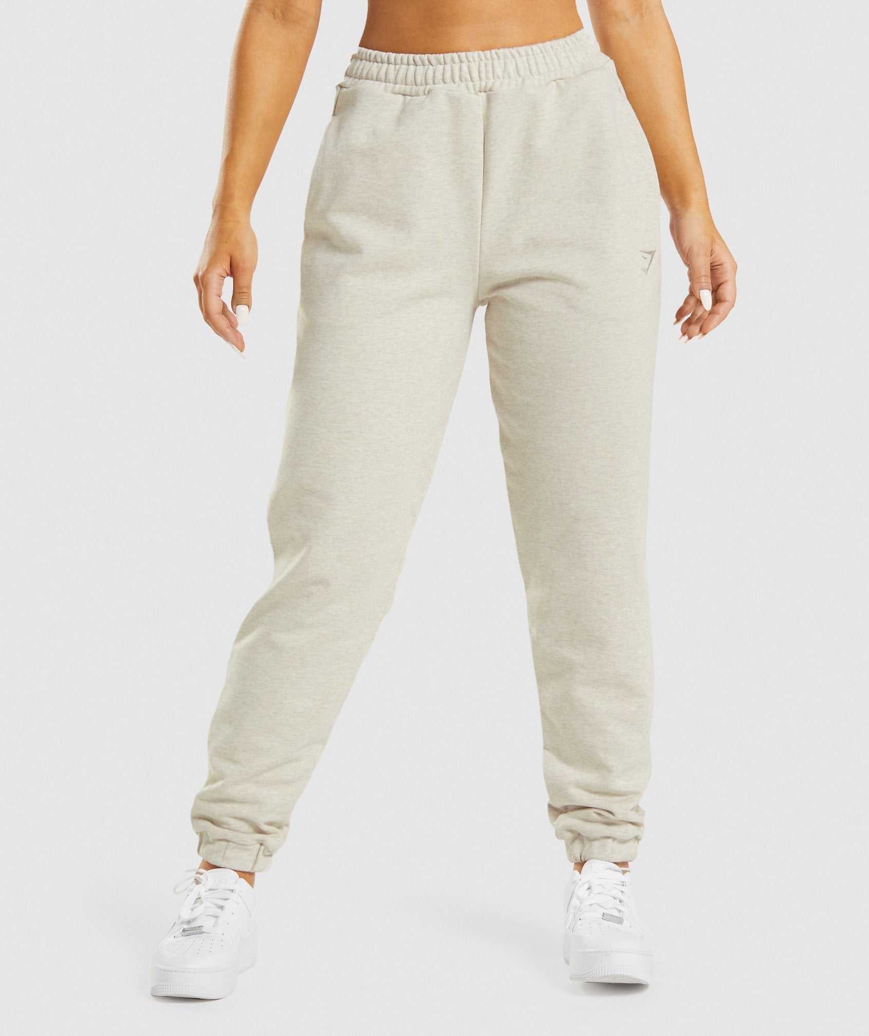 Gymshark Rest Day Sweats Joggingbroeken Beige | GYEK65214