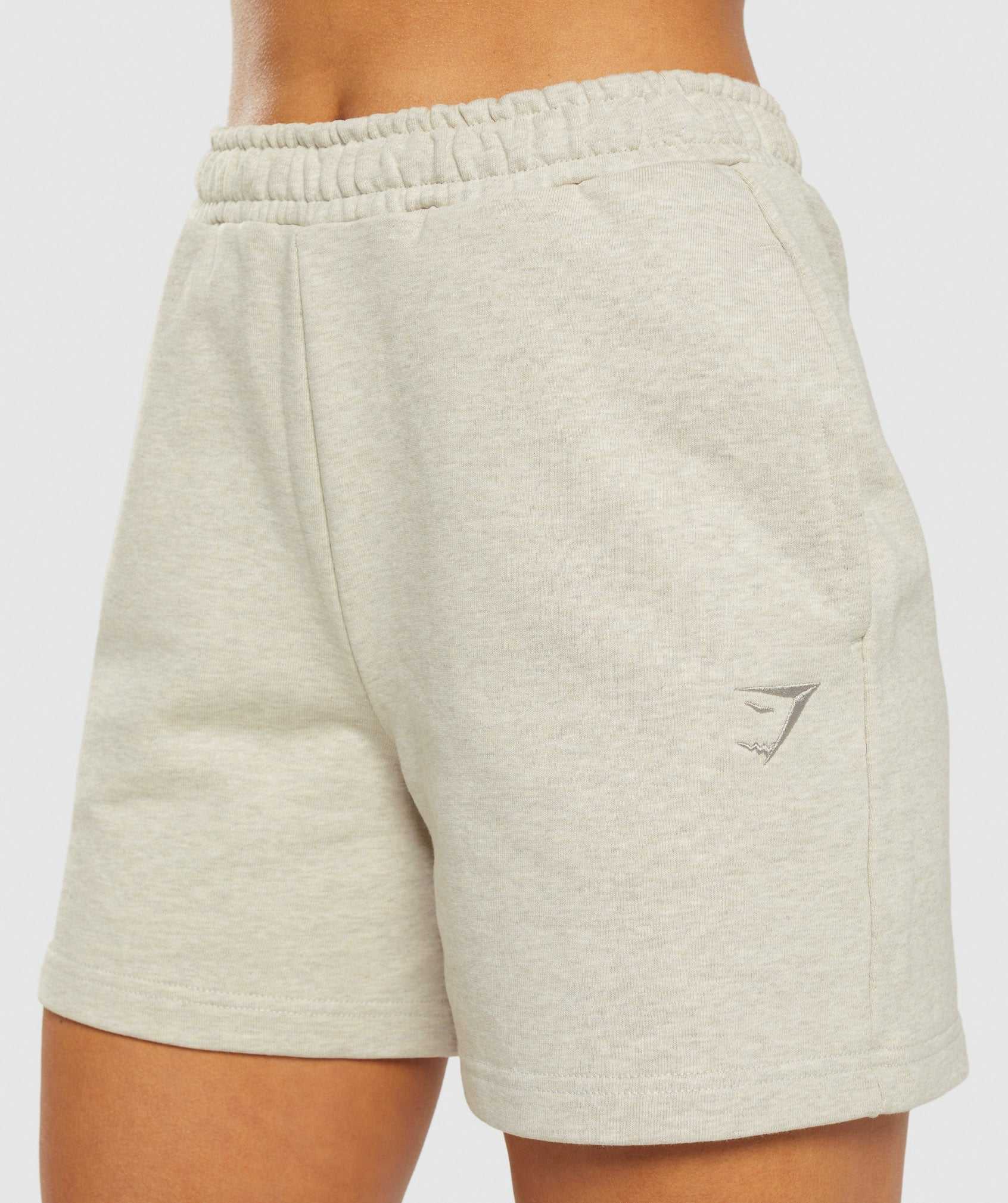 Gymshark Rest Day Sweats Korte Broek Bruin | KPAD54371