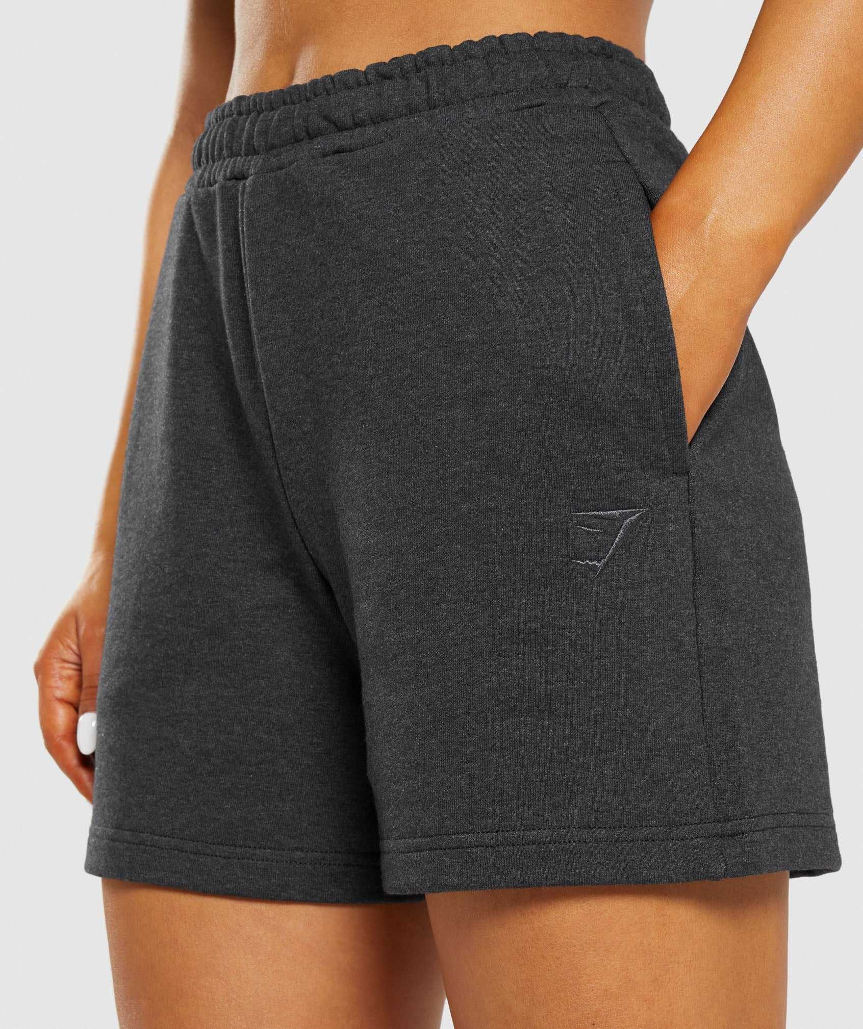 Gymshark Rest Day Sweats Korte Broek Zwart | LAMQ04361