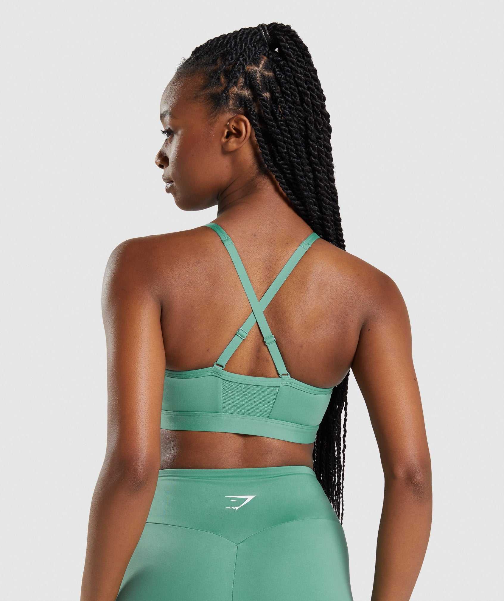 Gymshark Ruched Sport Bh Groen | FKXL91248