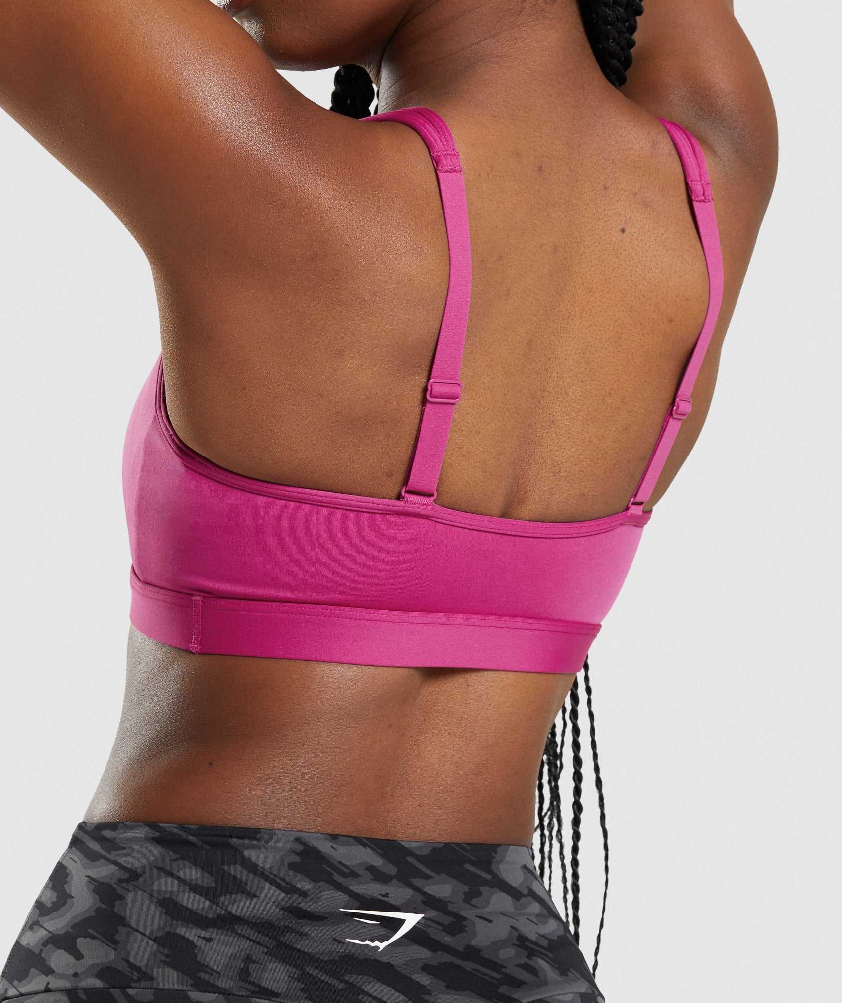 Gymshark Scoop Neck Sport Bh Roze | JHFP21046