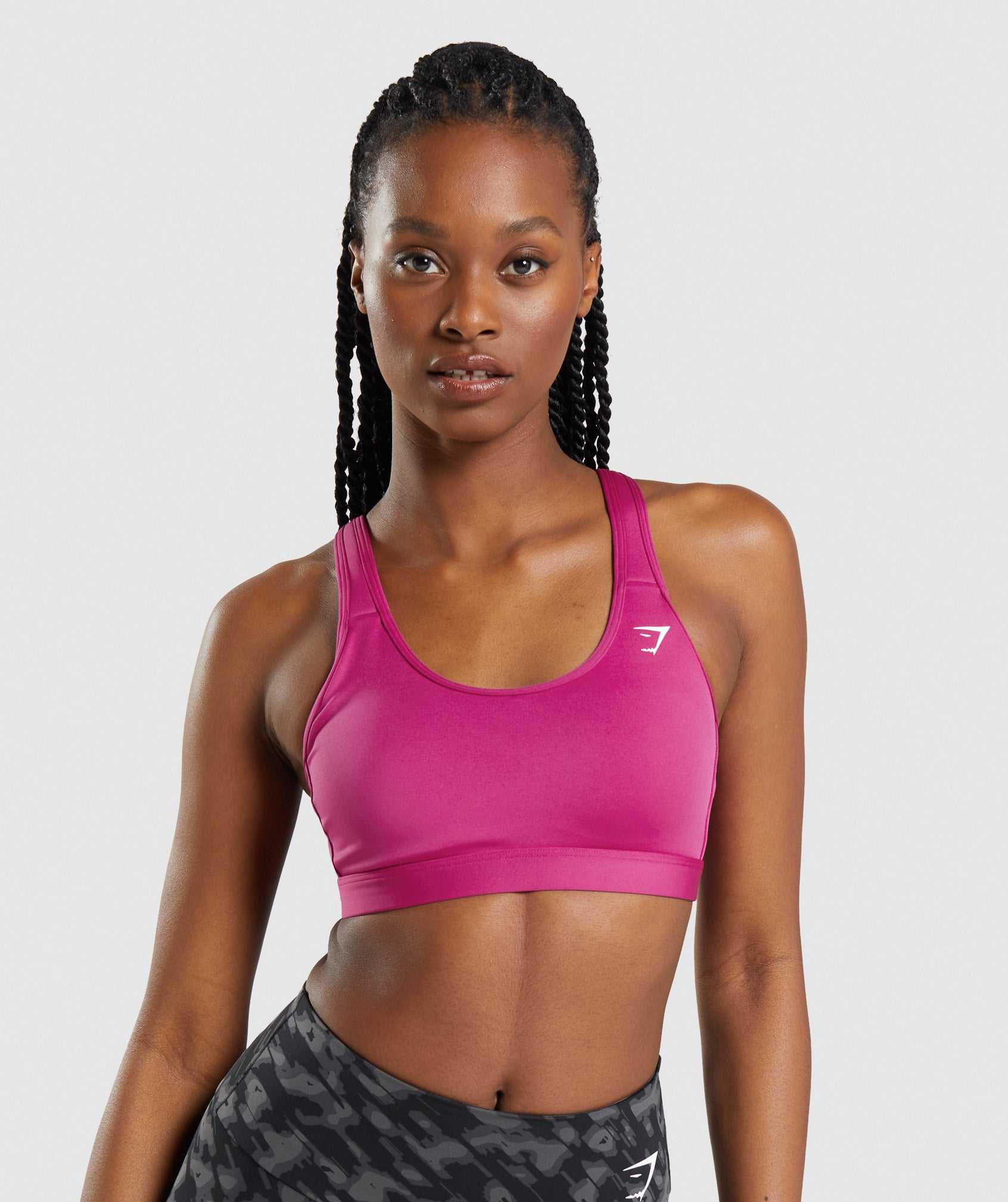 Gymshark Scoop Neck Sport Bh Roze | JHFP21046