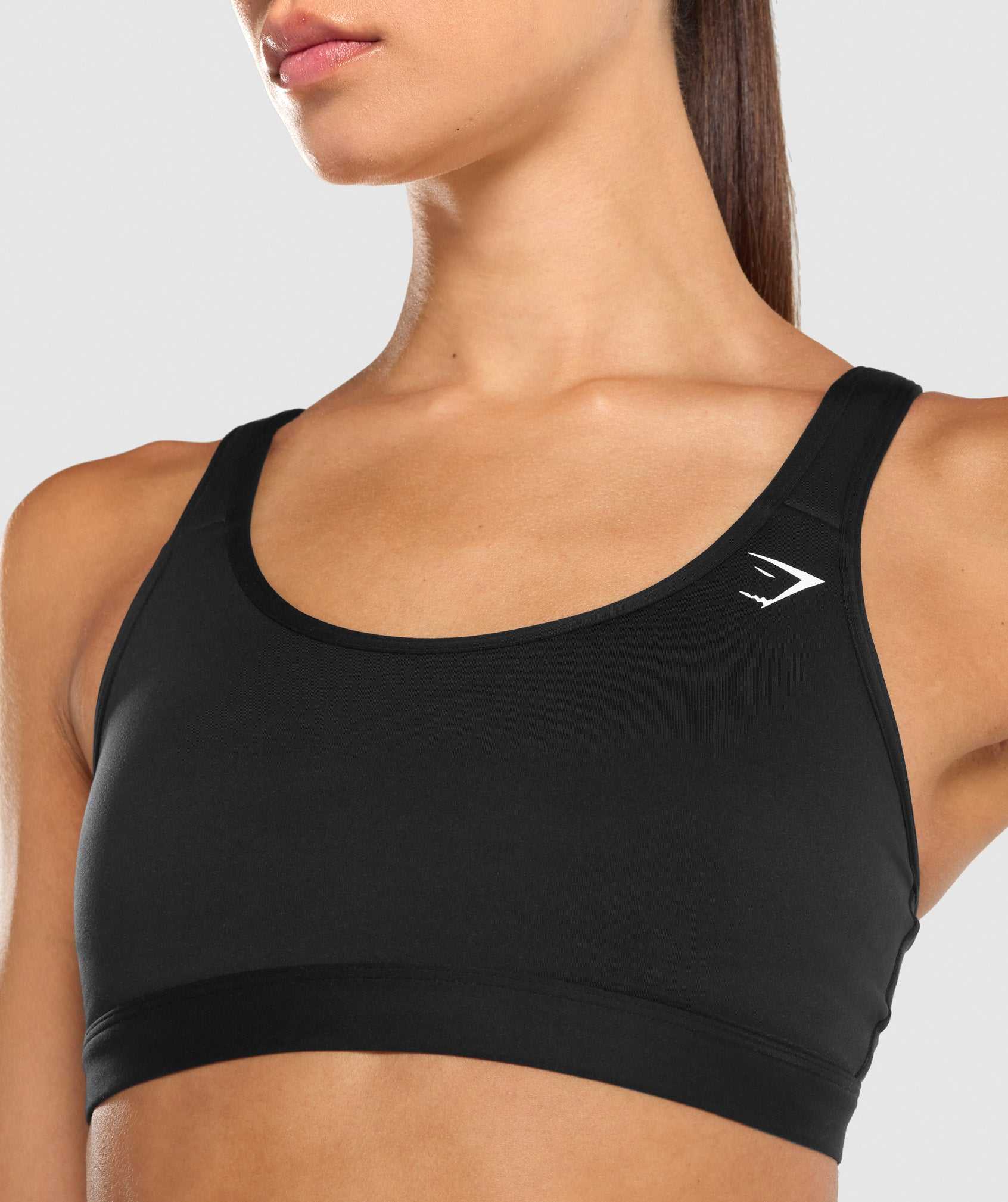 Gymshark Scoop Neck Sport Bh Zwart | VEGF91578