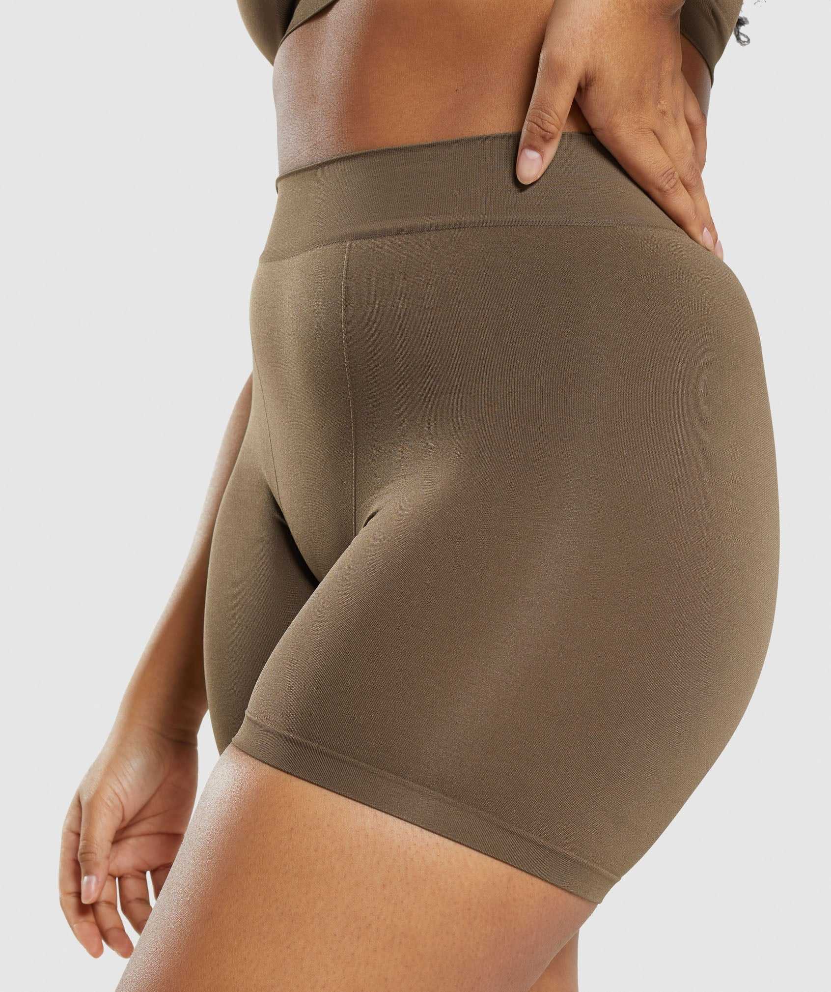 Gymshark Seamless Boxers Ondergoed Bruin | LWVX61738