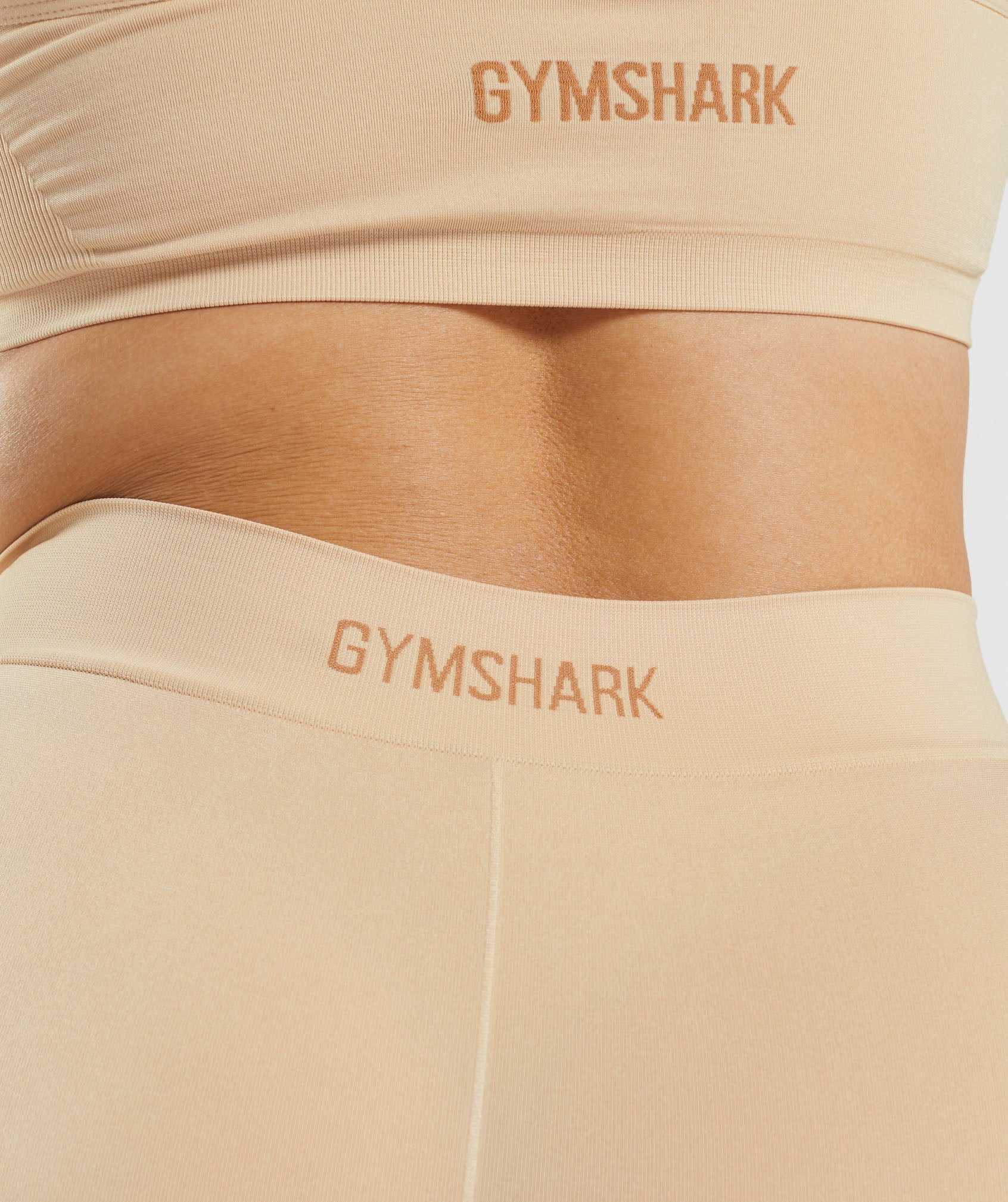 Gymshark Seamless Boxers Ondergoed Lichtbruin | AJKD65703