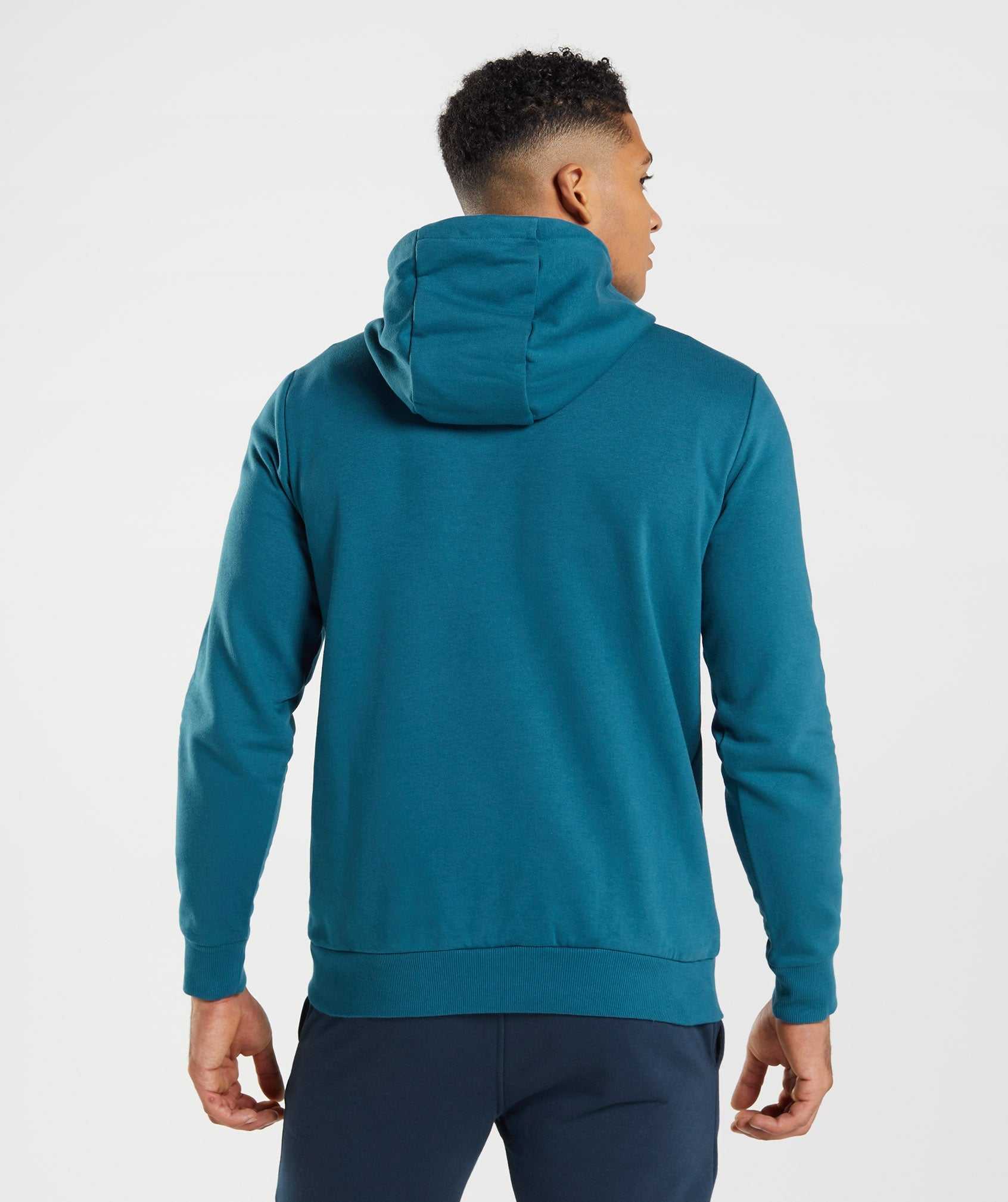 Gymshark Sharkhead Infill Hoodie Blauw | NSHO87520