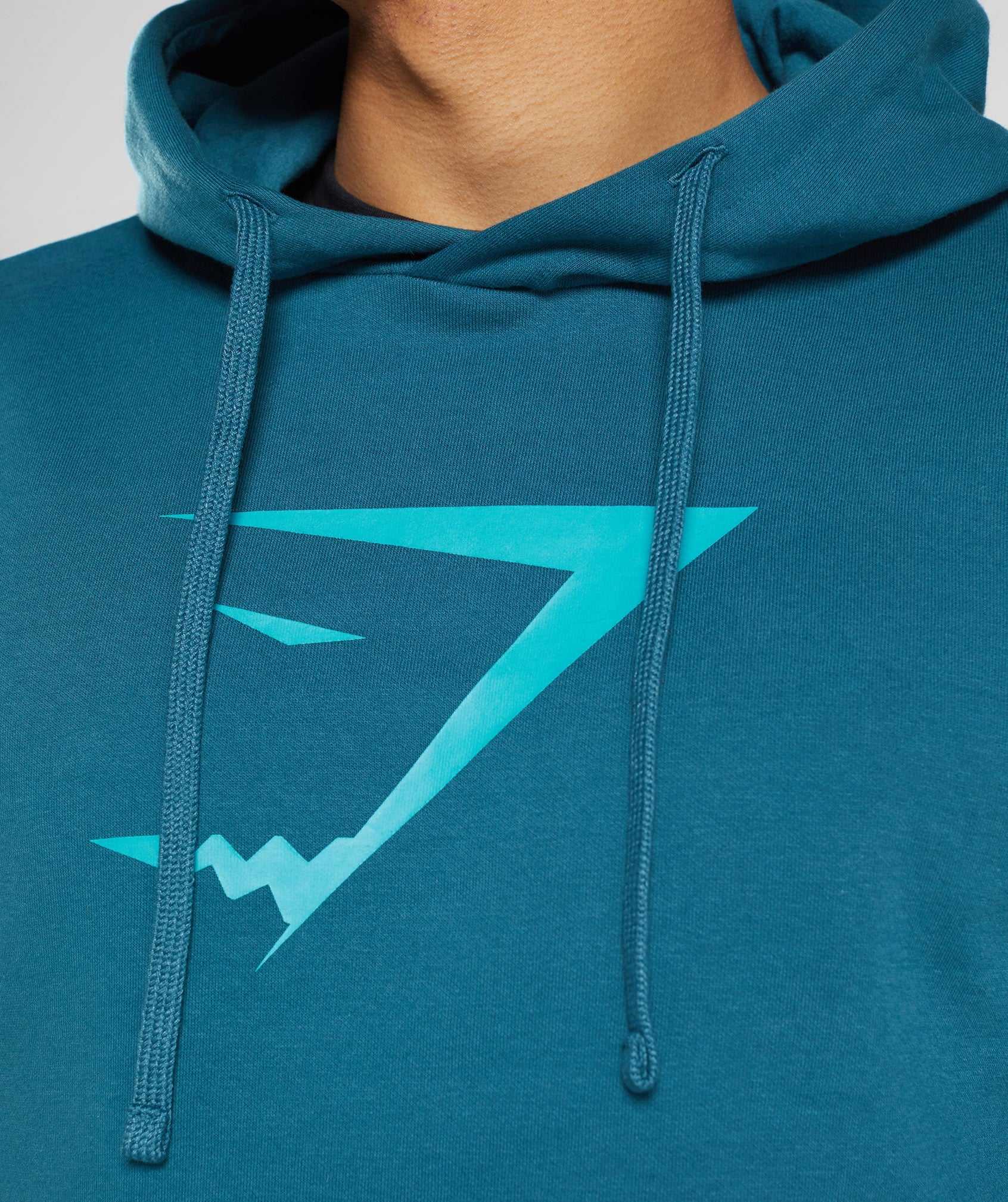 Gymshark Sharkhead Infill Hoodie Blauw | NSHO87520