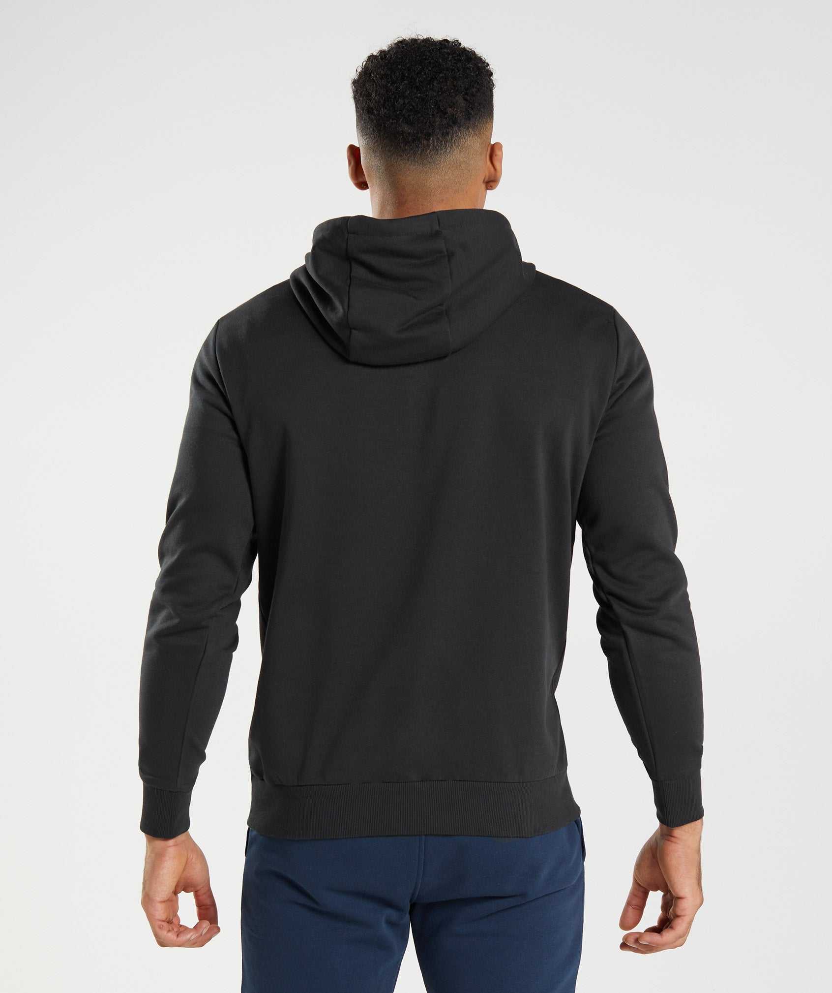 Gymshark Sharkhead Infill Hoodie Zwart | DTZW38527