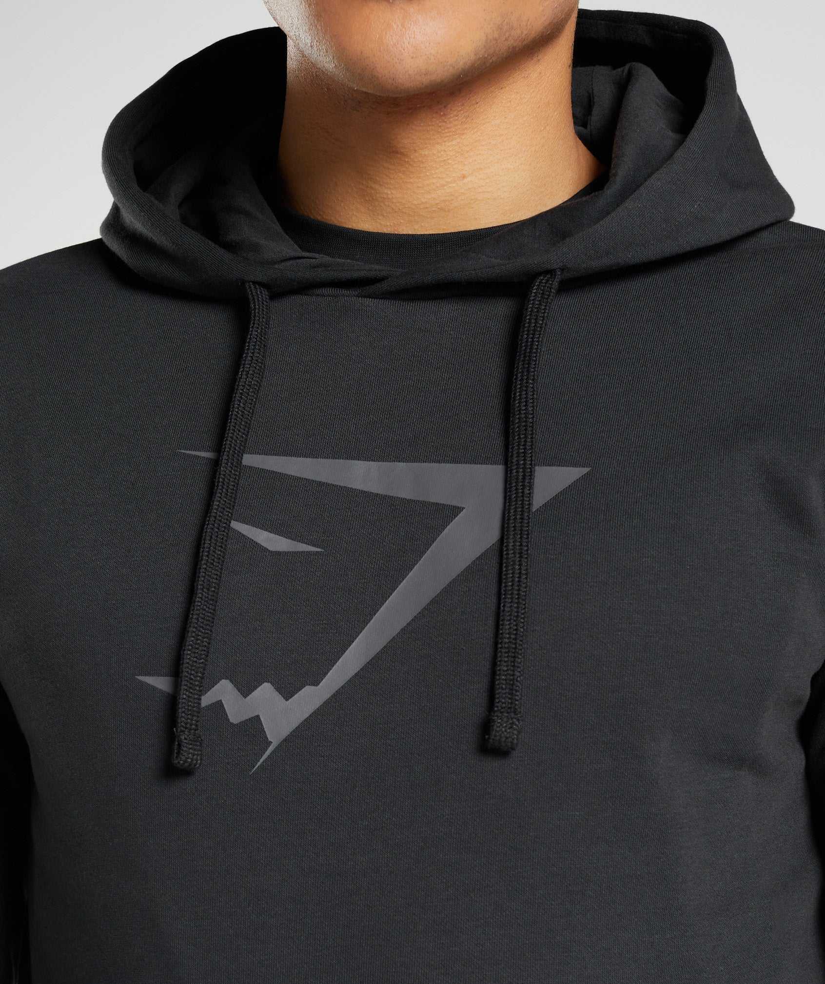 Gymshark Sharkhead Infill Hoodie Zwart | DTZW38527