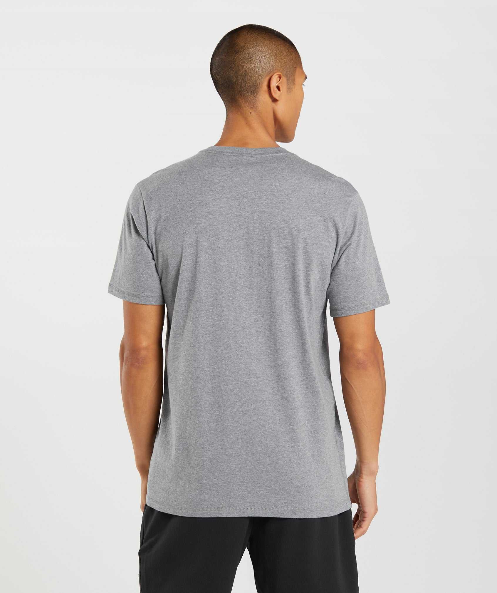 Gymshark Sharkhead Infill T-shirts Grijs | EJOK10923