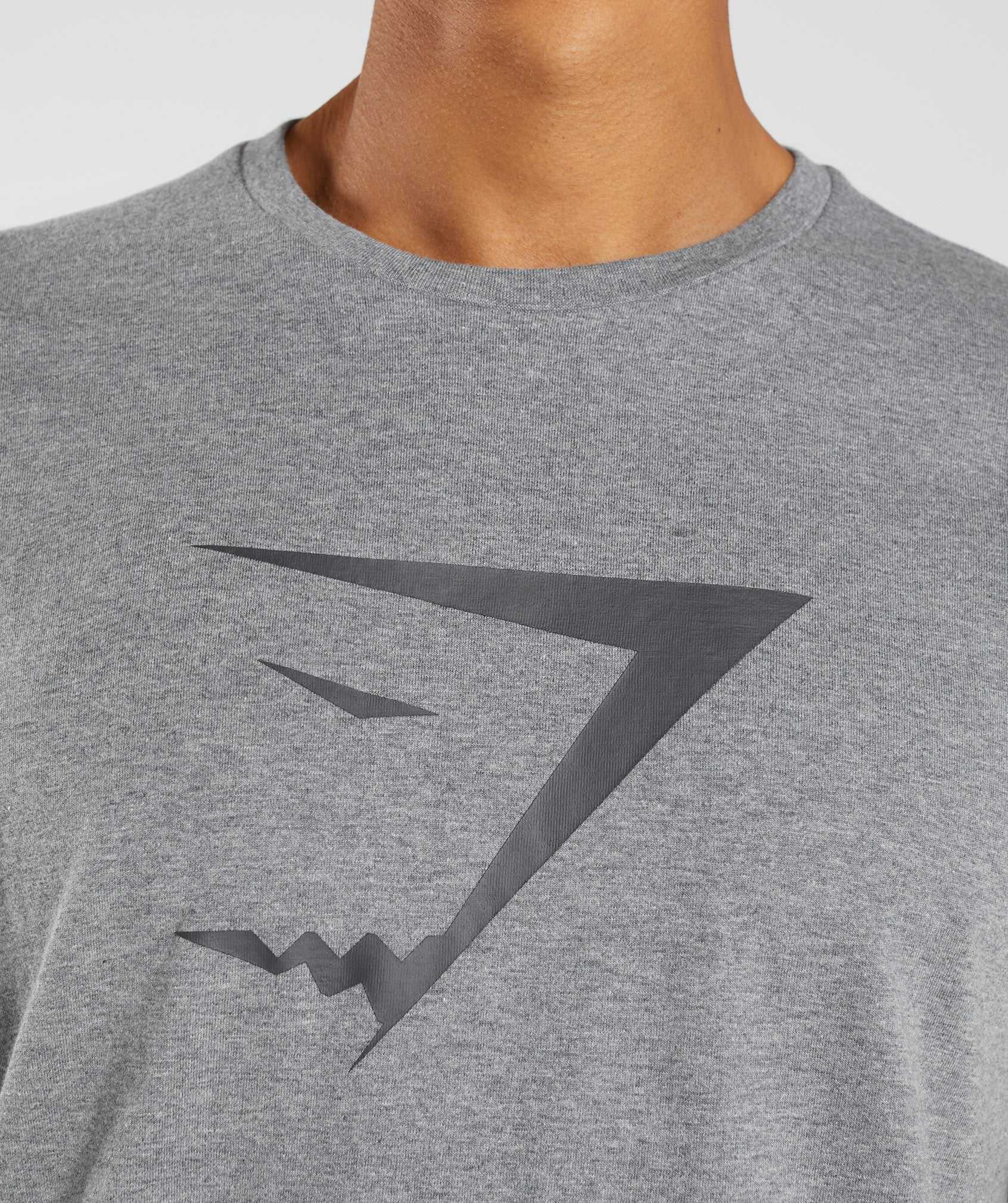 Gymshark Sharkhead Infill T-shirts Grijs | EJOK10923