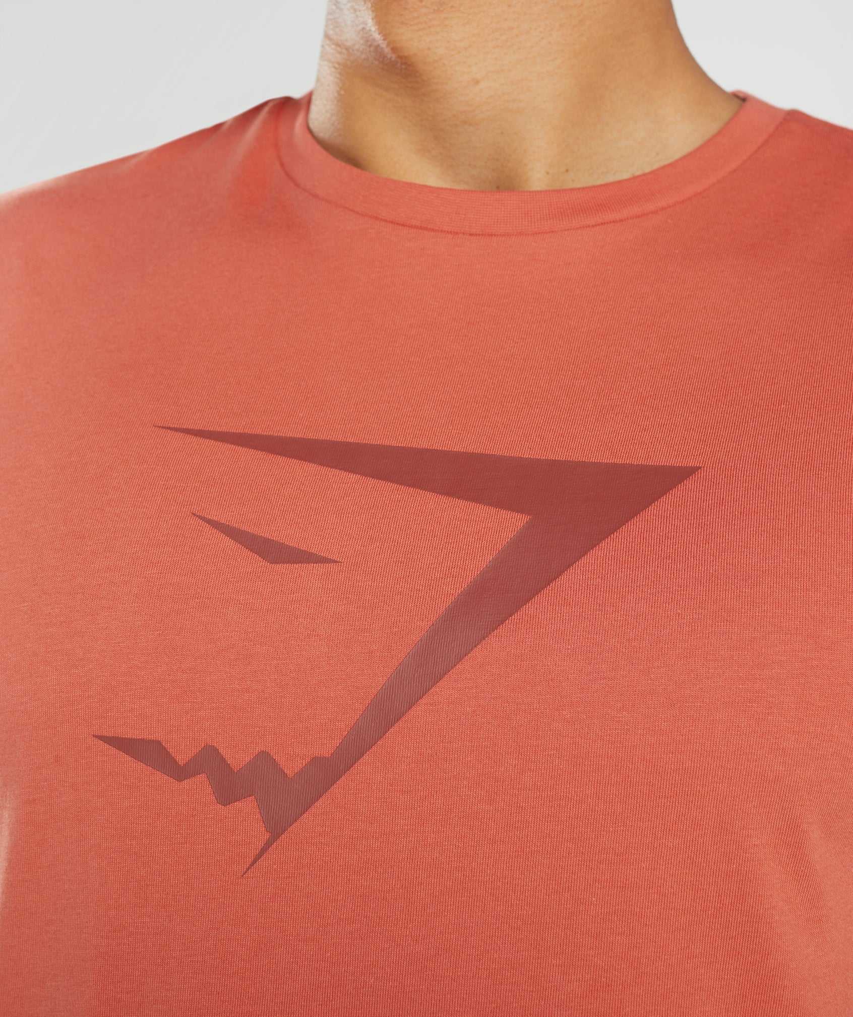 Gymshark Sharkhead Infill T-shirts Rood | QAJW40927