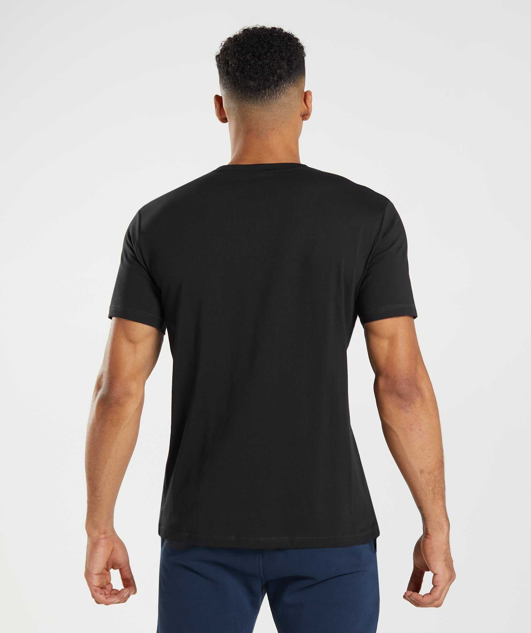 Gymshark Sharkhead Infill T-shirts Zwart | IHPX50794