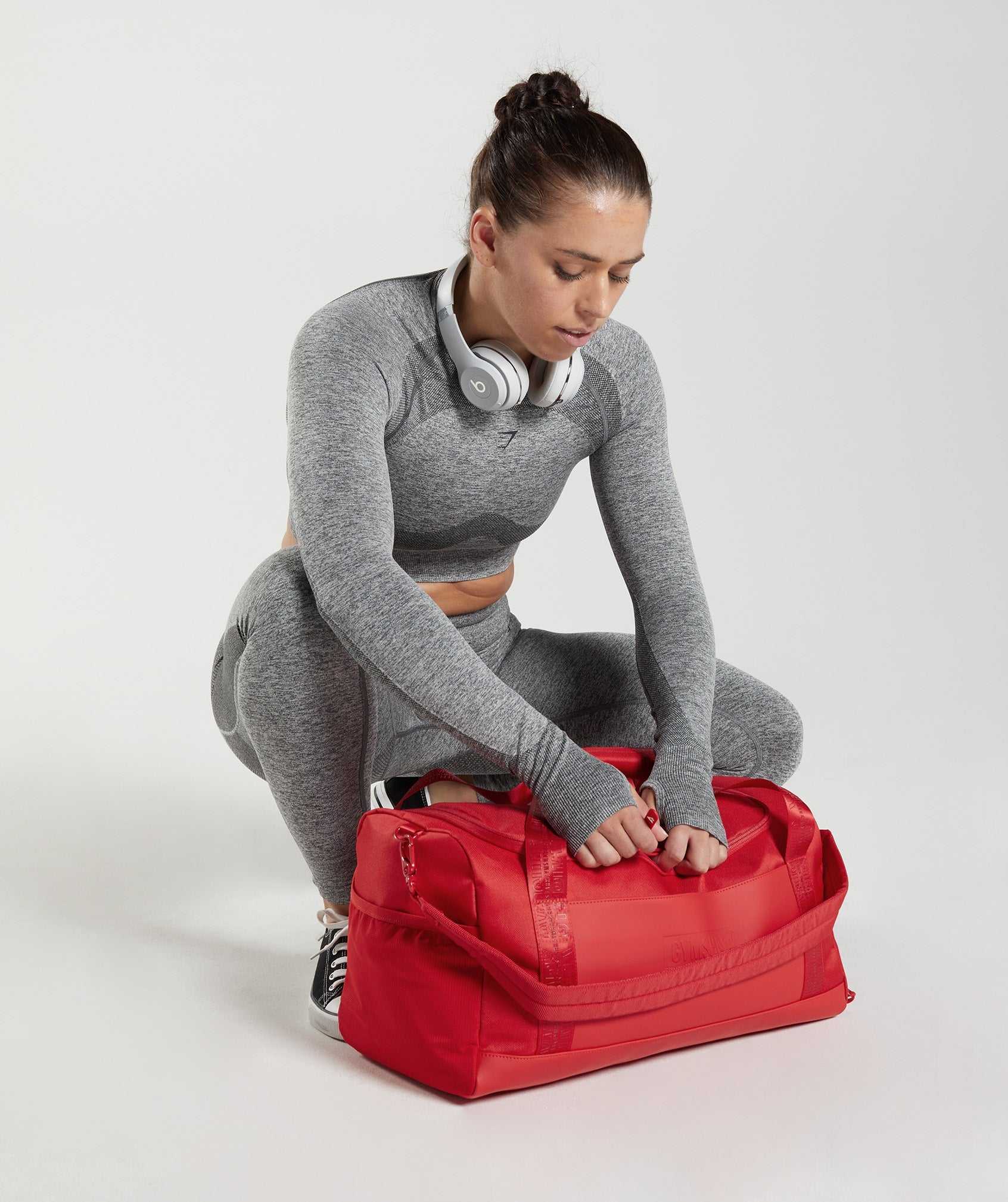 Gymshark Small Everyday Holdall Accessoires Rood | CXDL67049