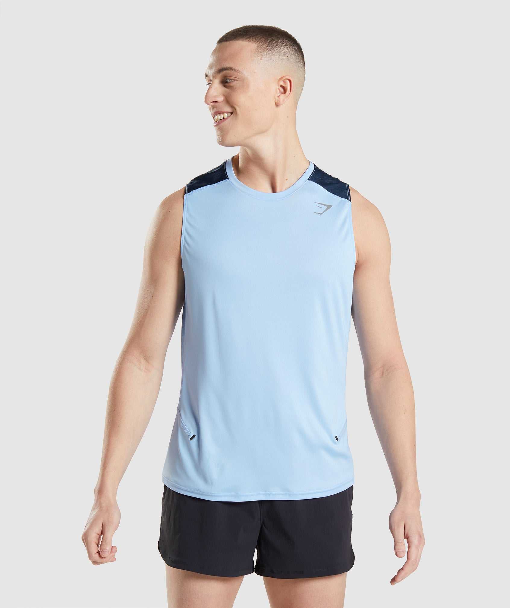 Gymshark Speed Evolve Tanktop Blauw | MGKQ85427