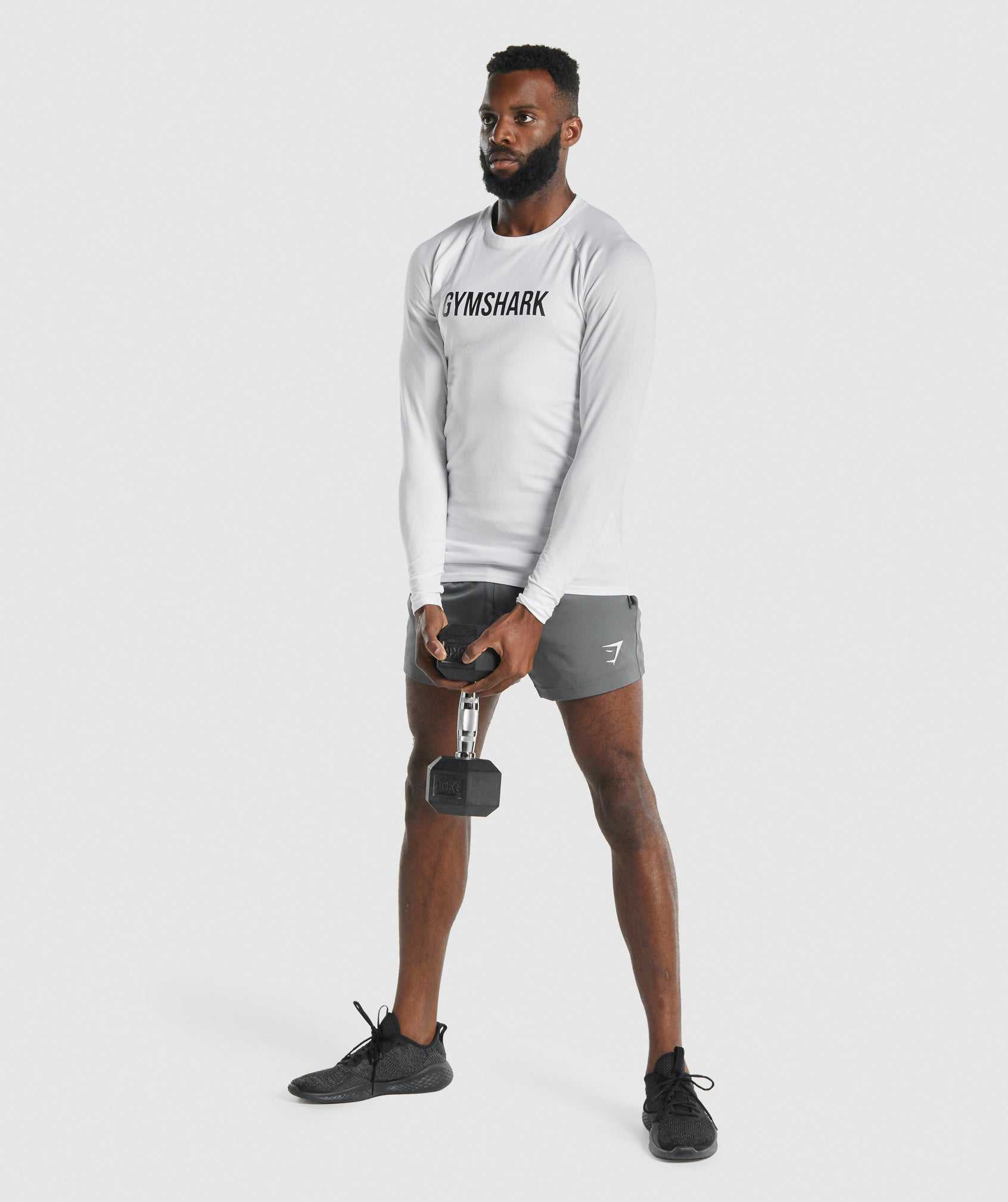 Gymshark Sport Korte Broek Grijs | QHAX39167