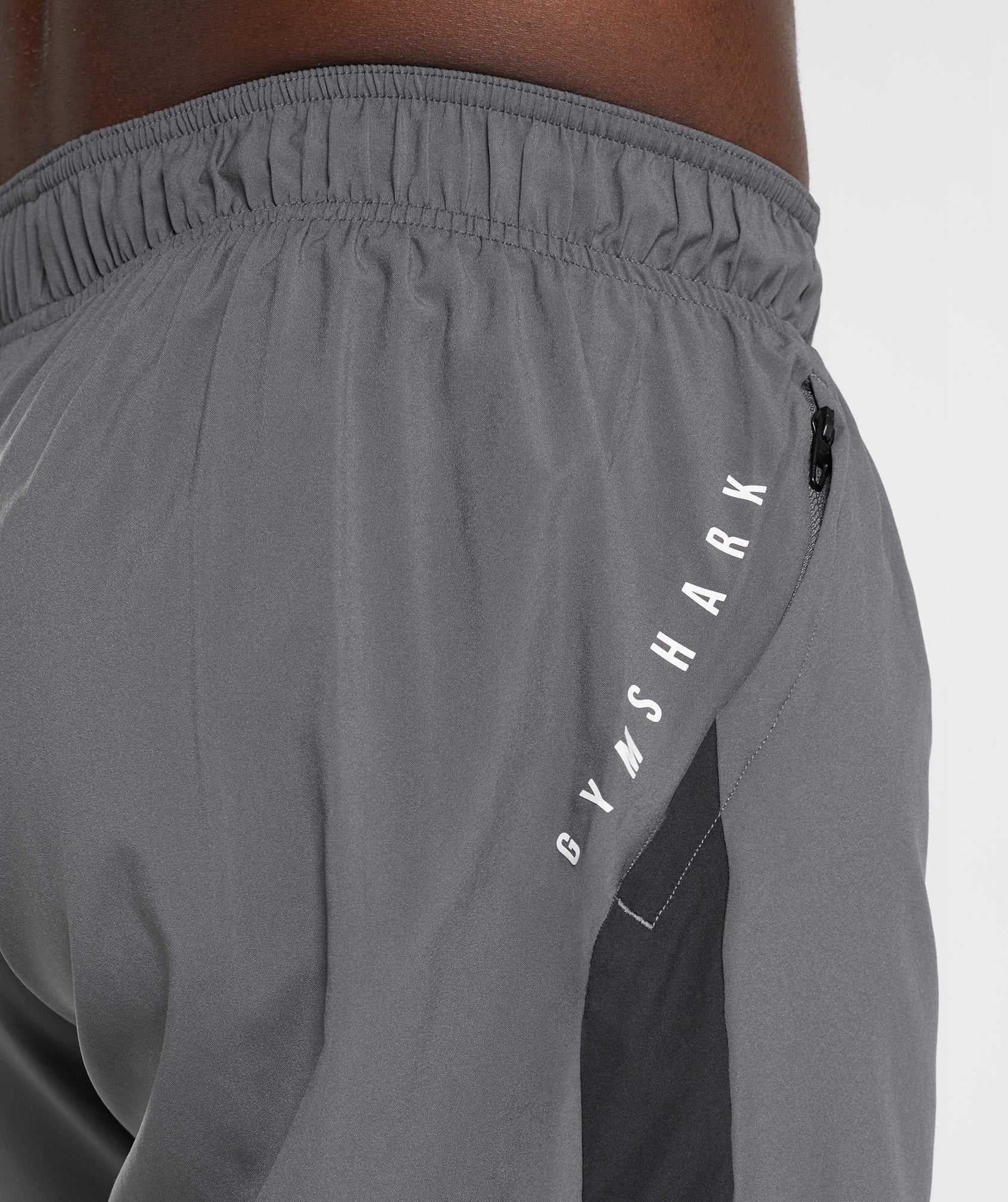 Gymshark Sport Korte Broek Grijs Zwart | BKDO84129