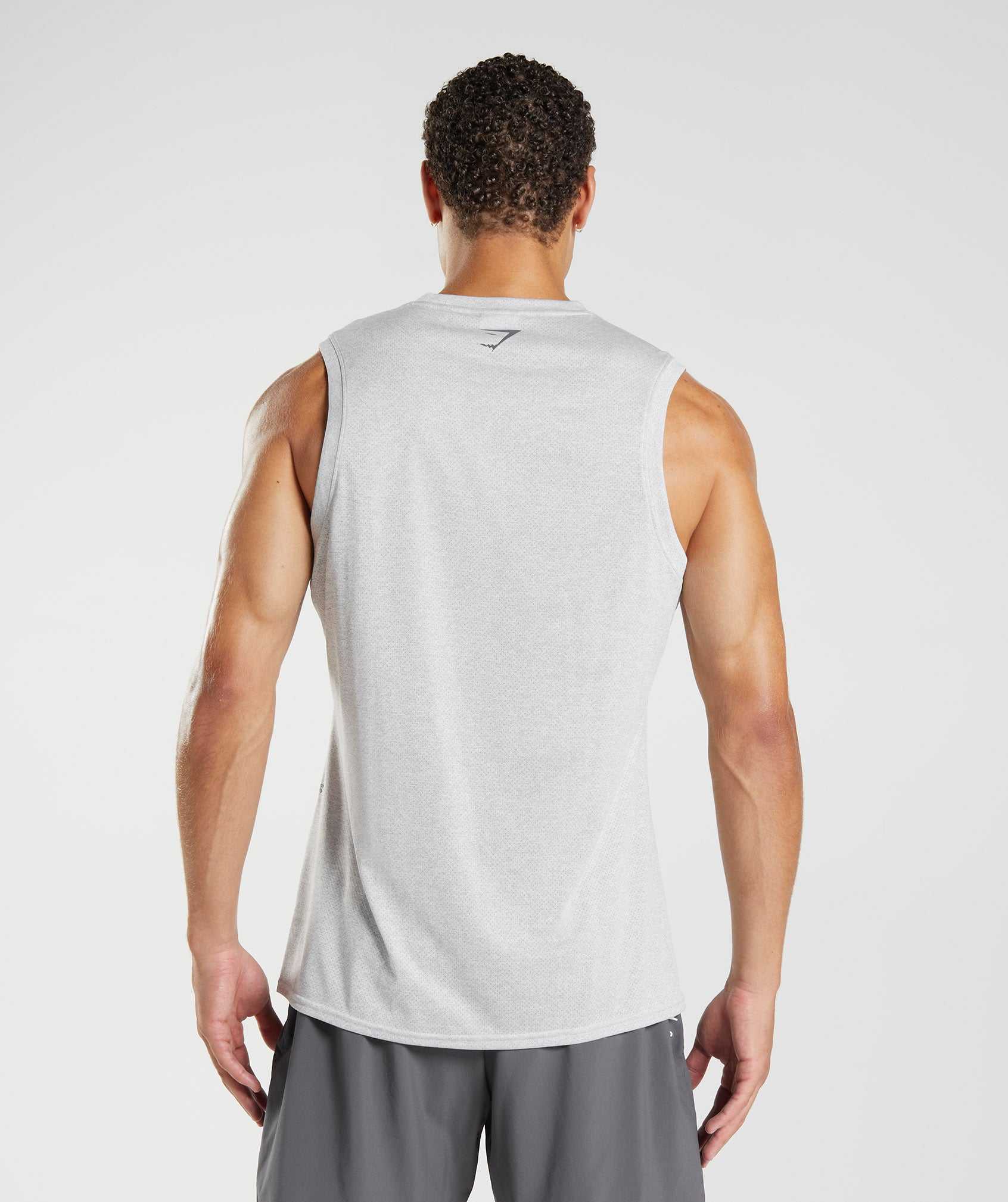 Gymshark Sport Tanktop Wit Grijs | KGVE03564