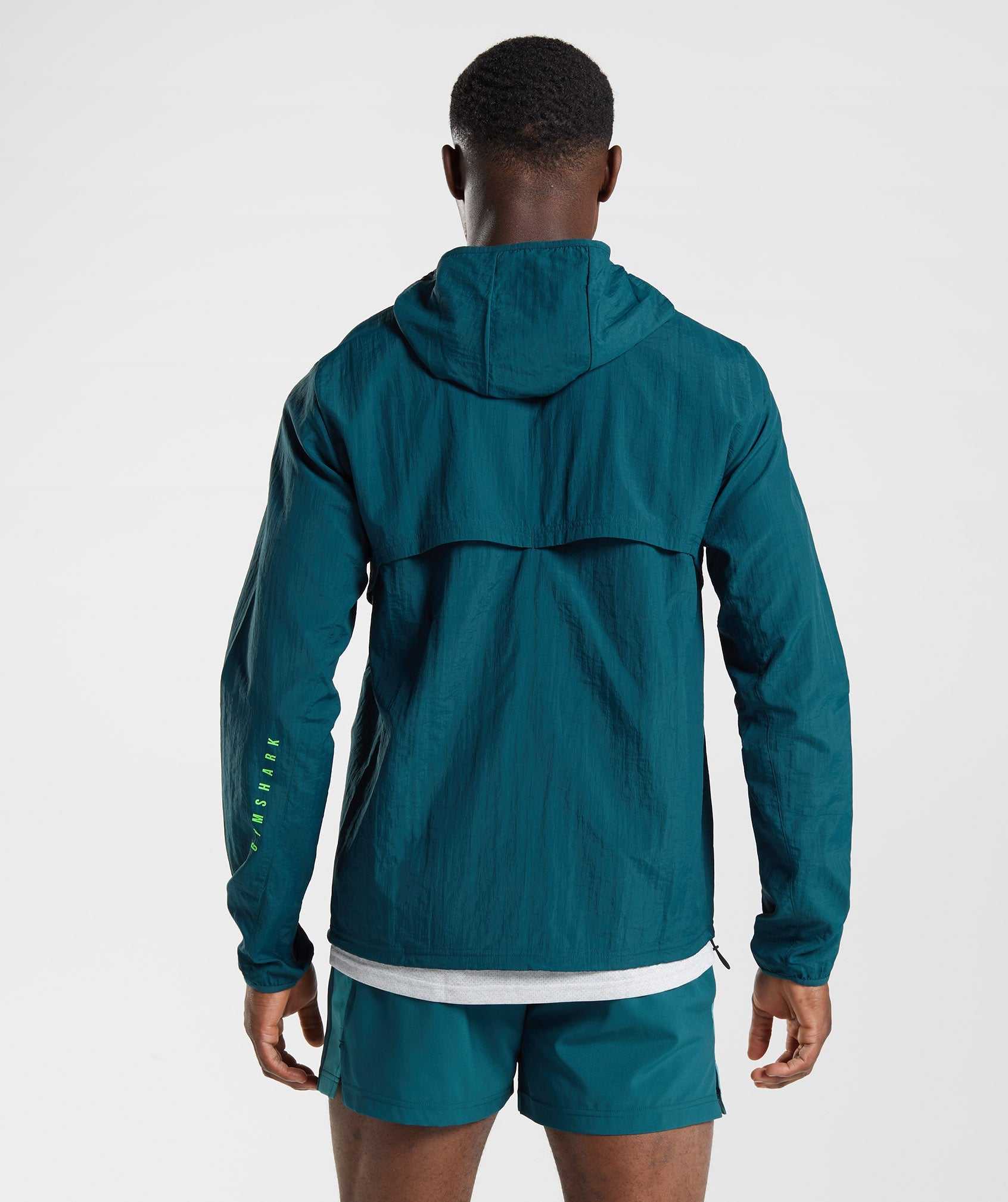 Gymshark Sport Windbreaker Jassen Turquoise | YVCH35026