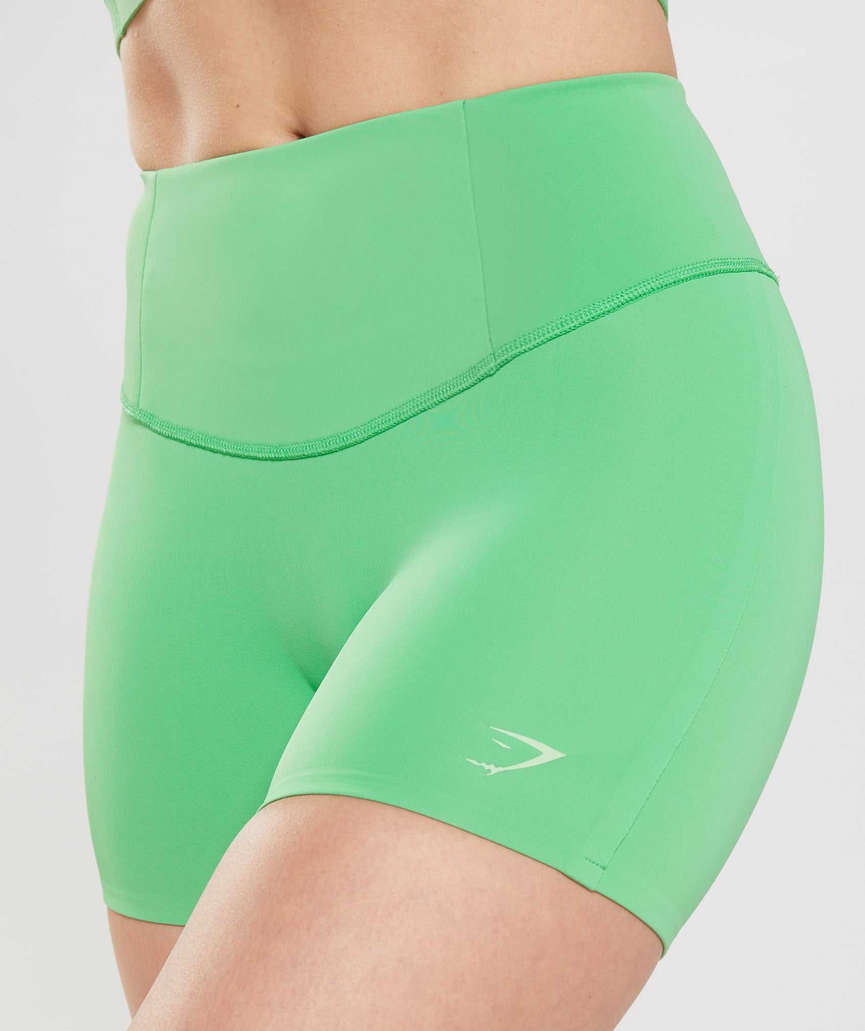 Gymshark Studio Korte Broek Groen | UJEK89635