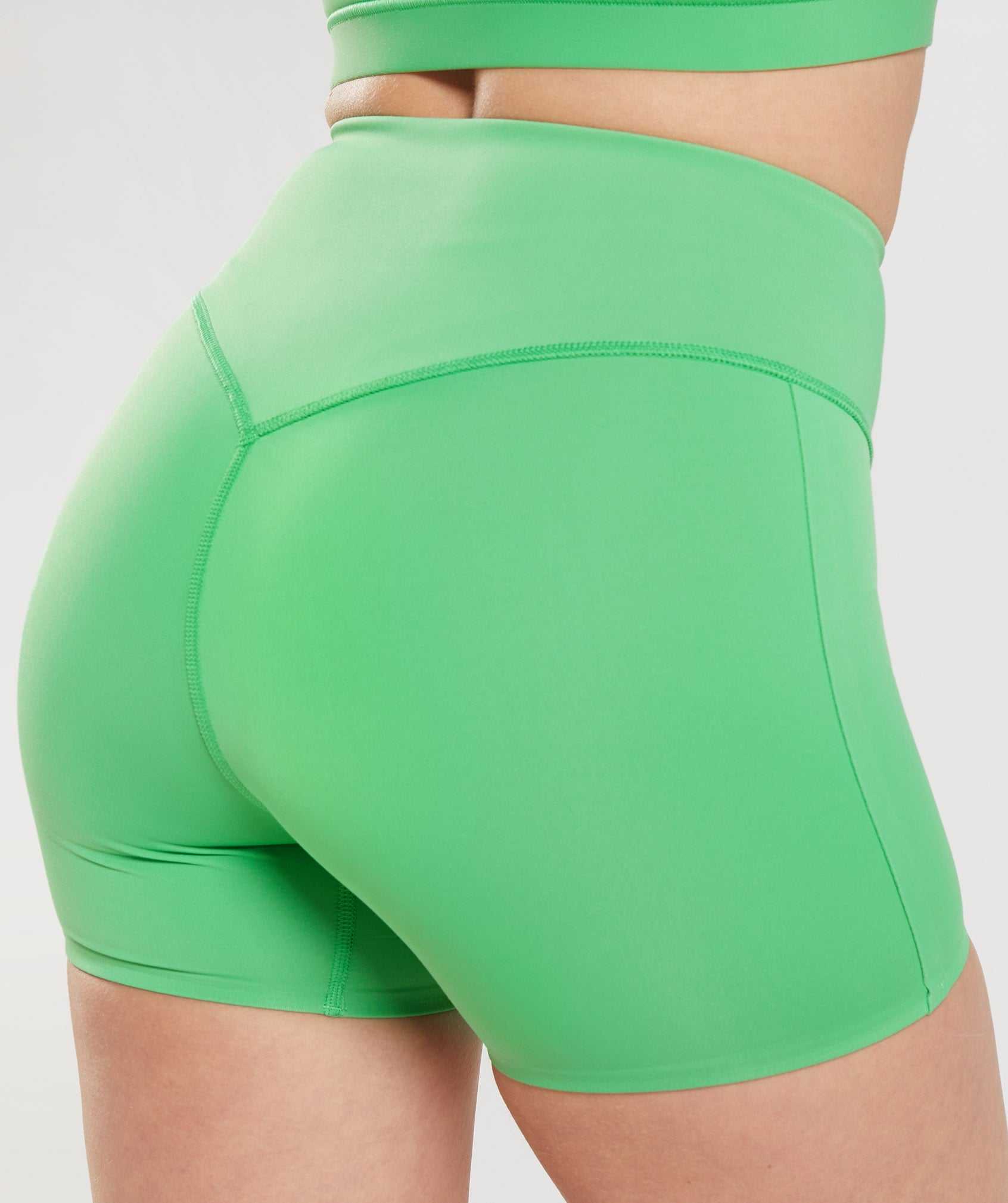 Gymshark Studio Korte Broek Groen | UJEK89635