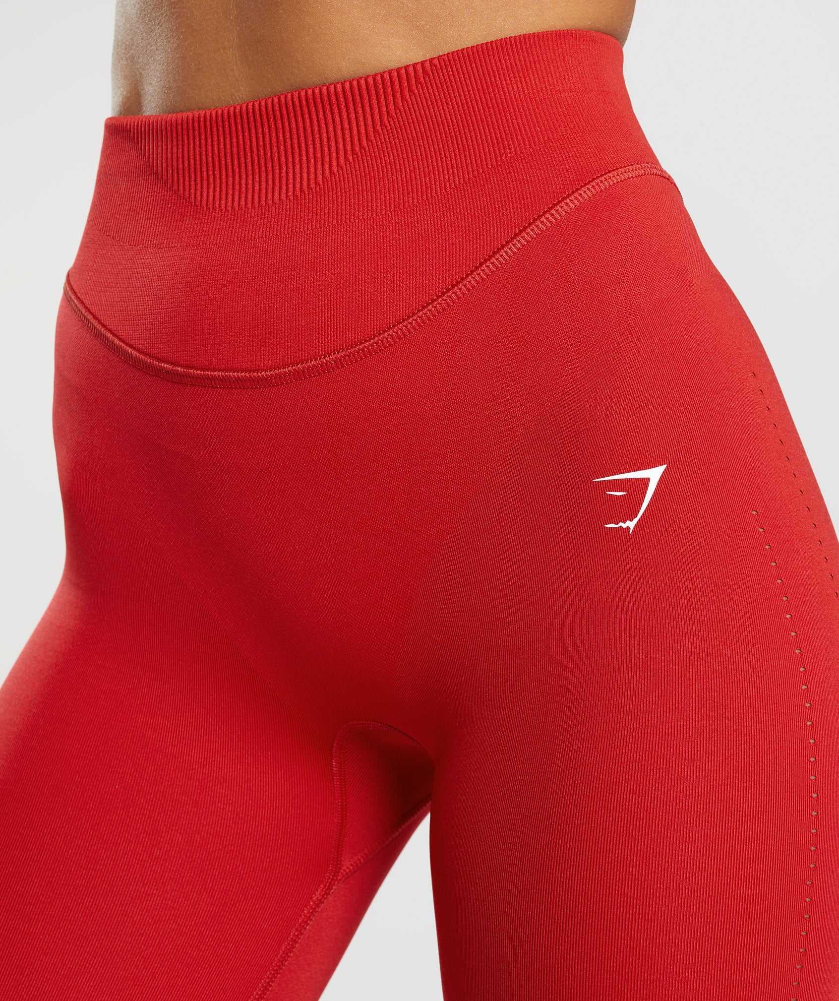 Gymshark Sweat Seamless Sculpt Leggings Rood | BYLA10934