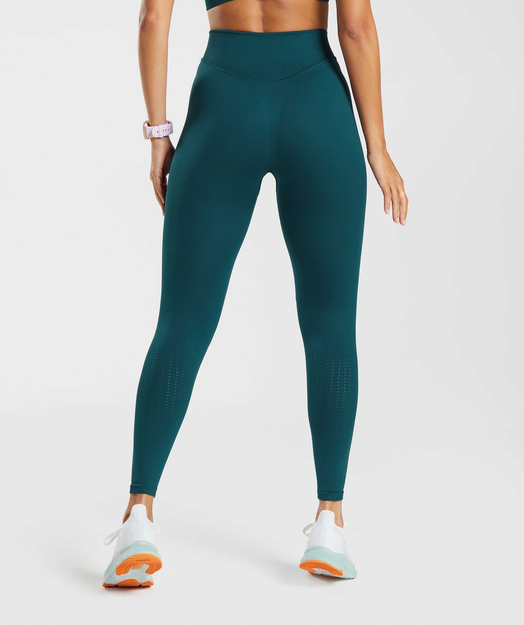 Gymshark Sweat Seamless Sculpt Leggings Turquoise | ECYF36589