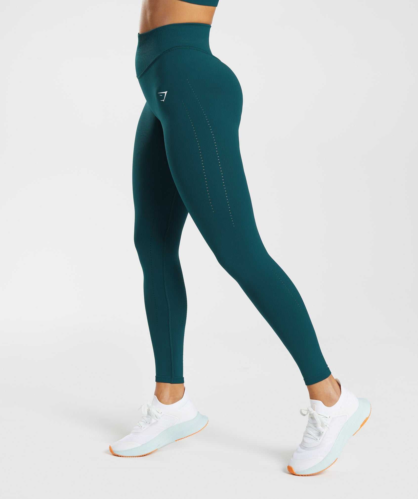 Gymshark Sweat Seamless Sculpt Leggings Turquoise | ECYF36589