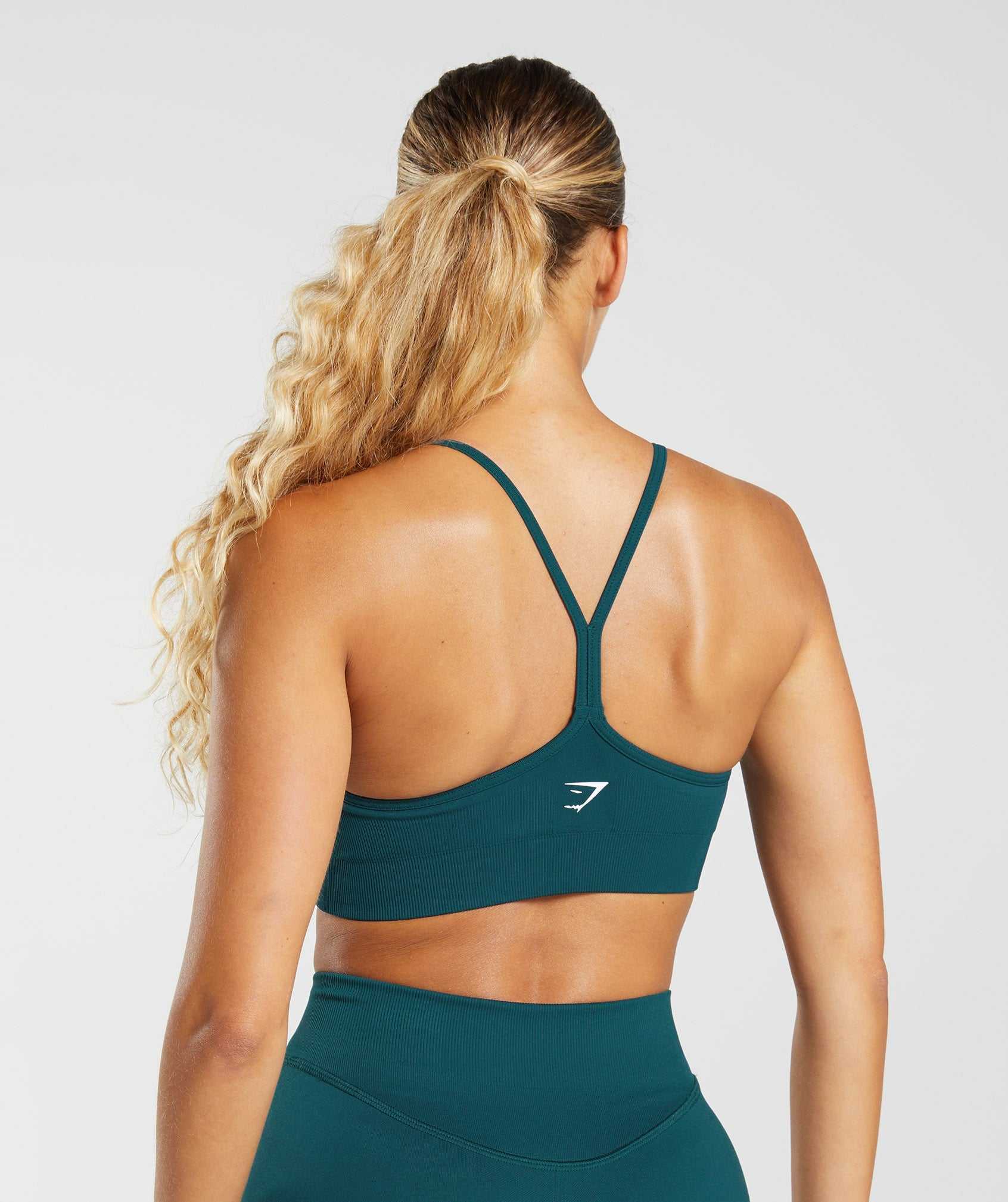 Gymshark Sweat Seamless Sport Bh Turquoise | PJDE57240