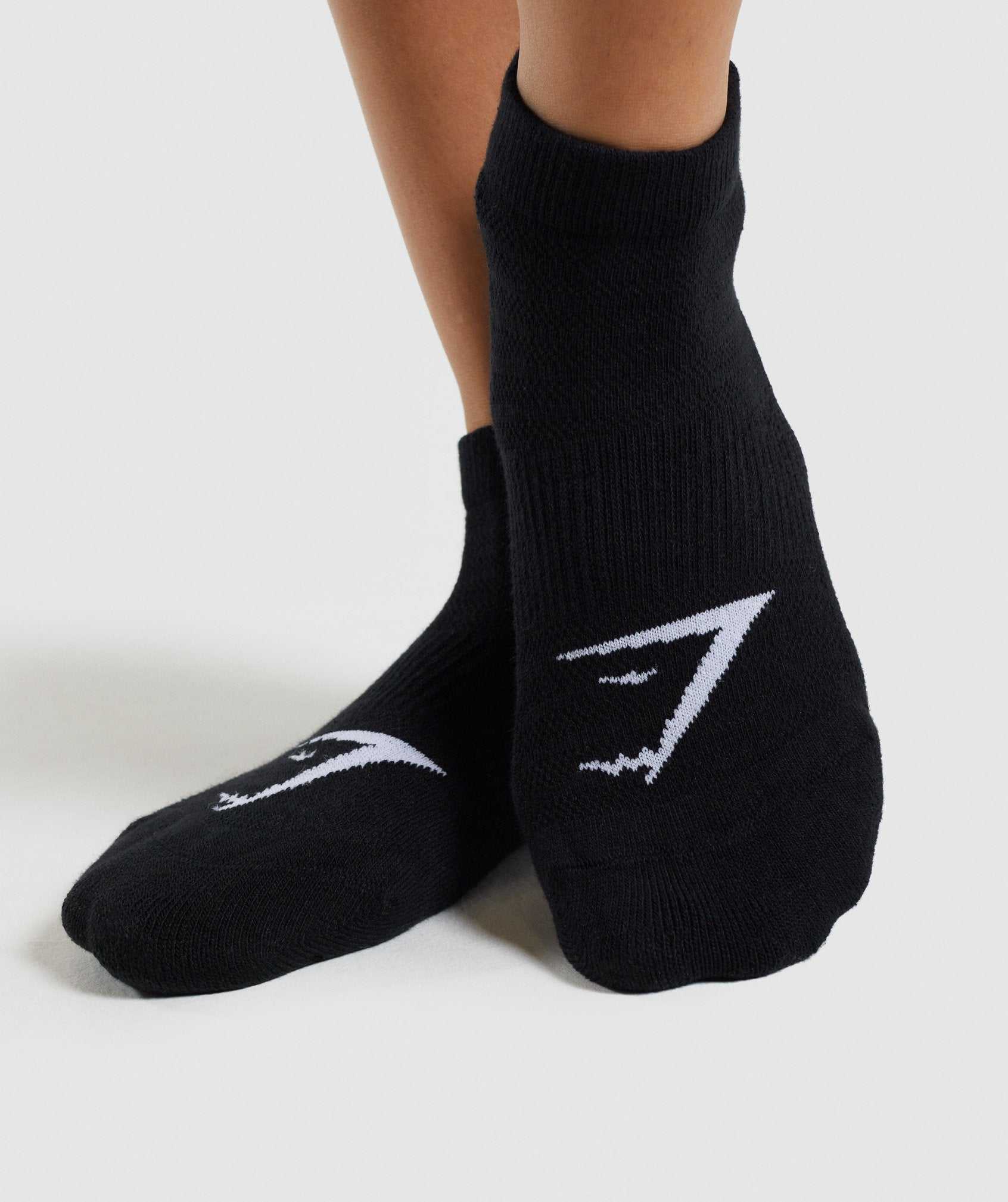 Gymshark Trainer Socks 3pk Accessoires Zwart | KZBJ20473