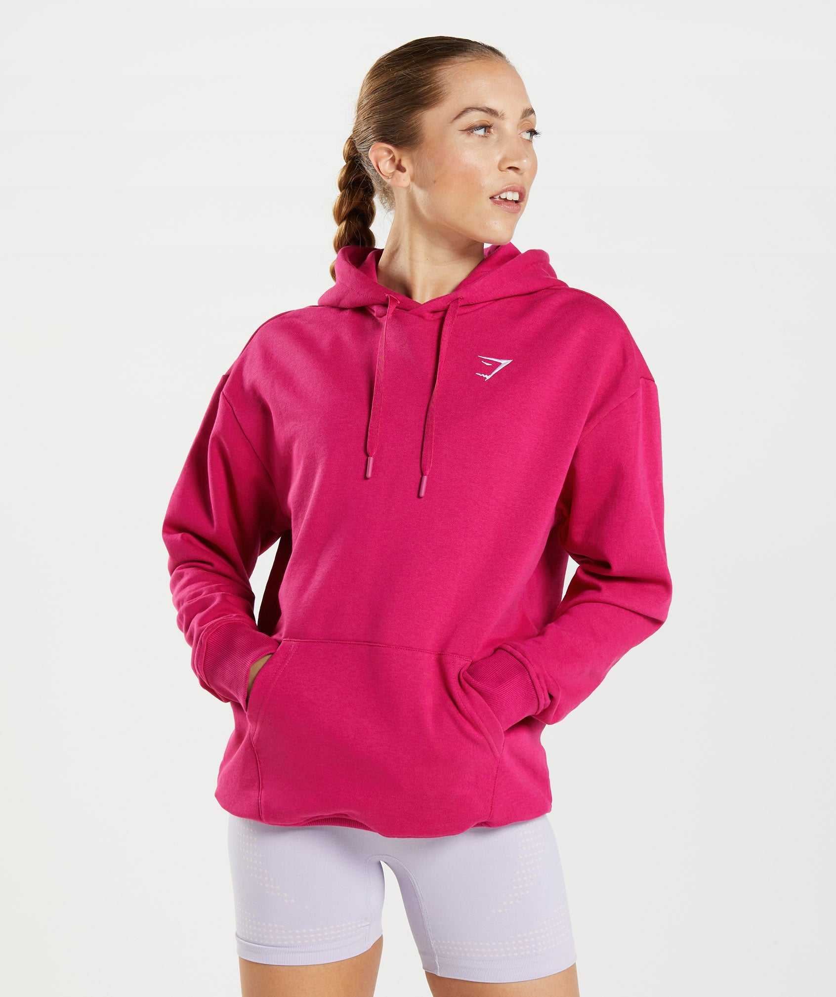 Gymshark Training Boyfriend Pullover Roze | VFSE45987