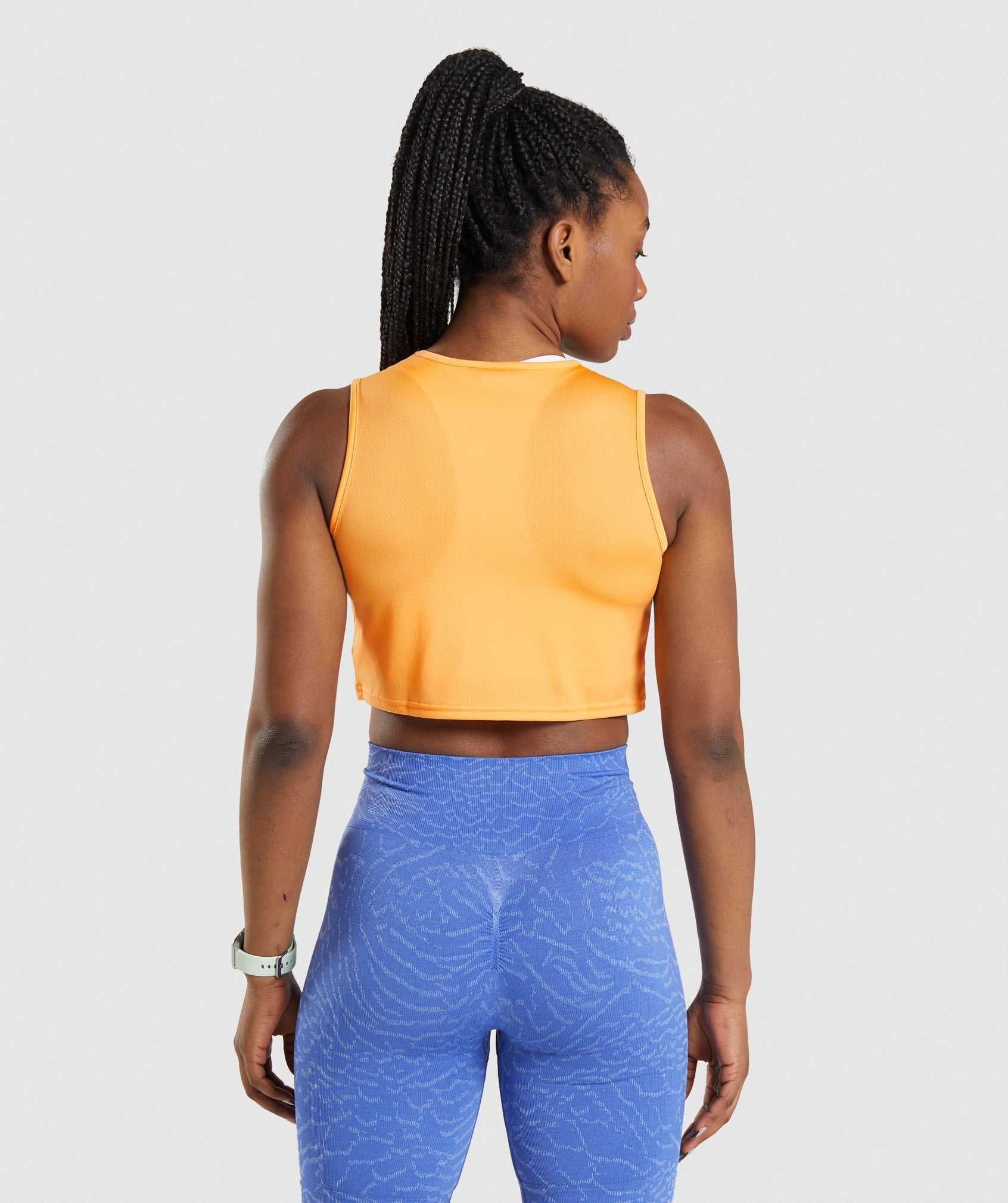 Gymshark Training Crop Tanktop Abrikoos Oranje | PNMJ84753