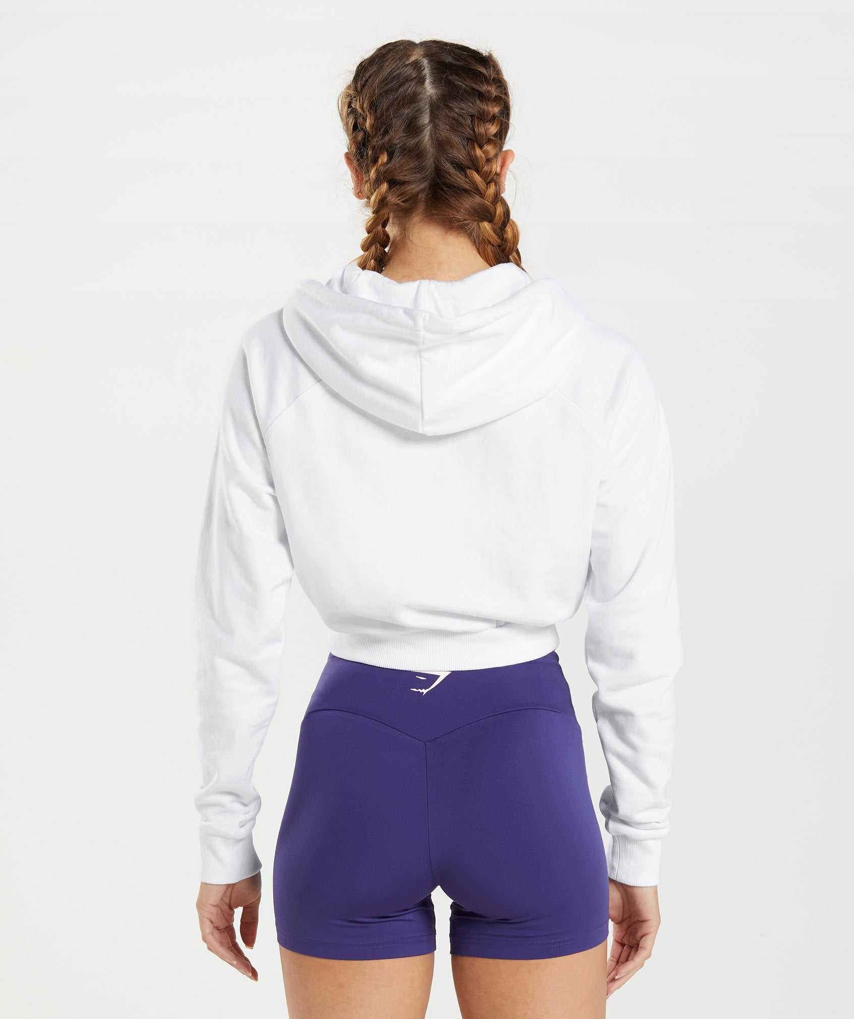 Gymshark Training Cropped Pullover Wit | DQUT30478