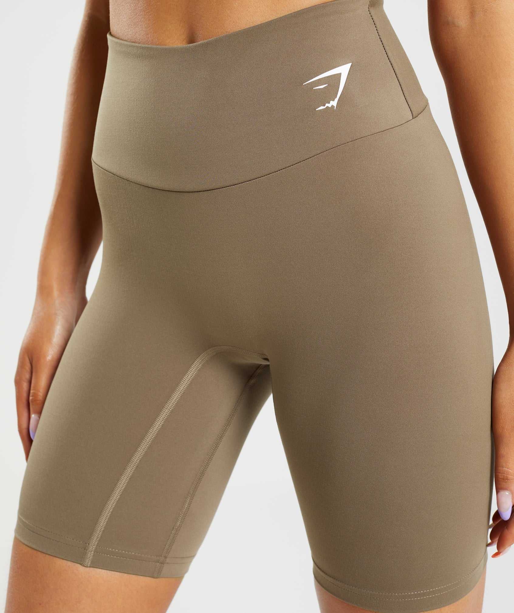 Gymshark Training Cycling Korte Broek Bruin | NSBC65978