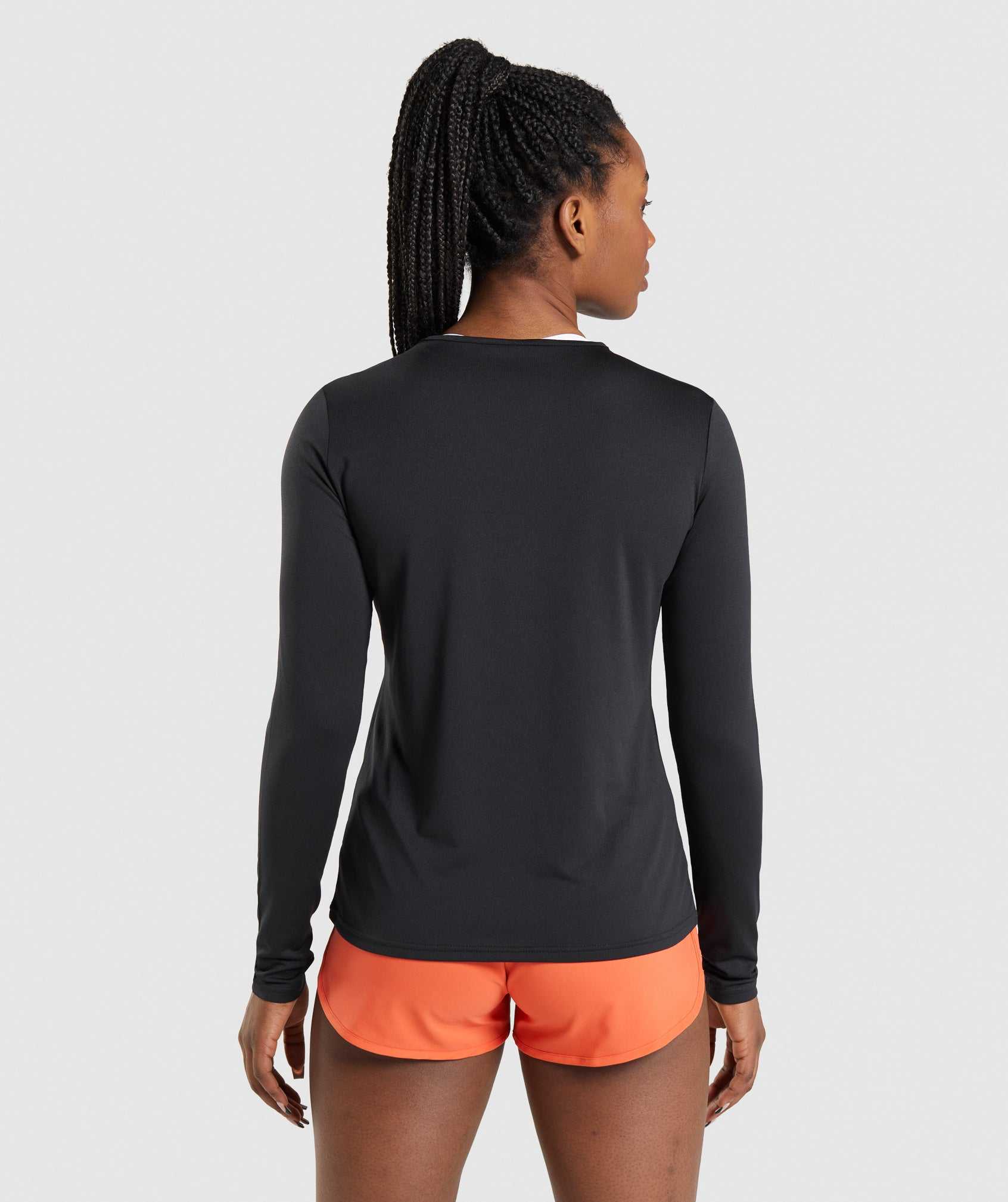 Gymshark Training Long Sleeve Topjes Zwart | KOUQ74095