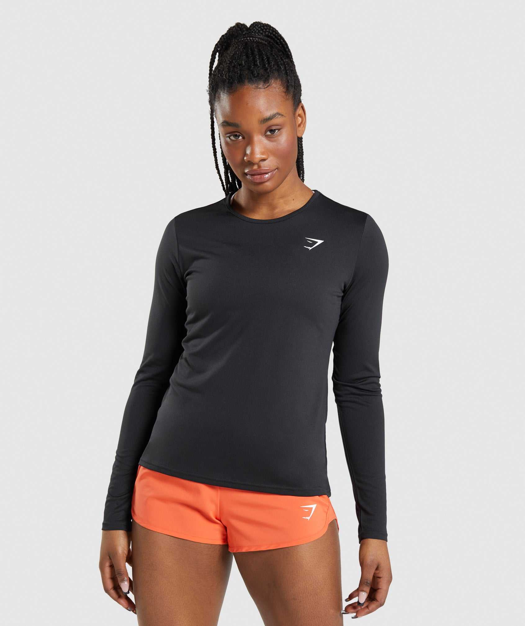 Gymshark Training Long Sleeve Topjes Zwart | KOUQ74095