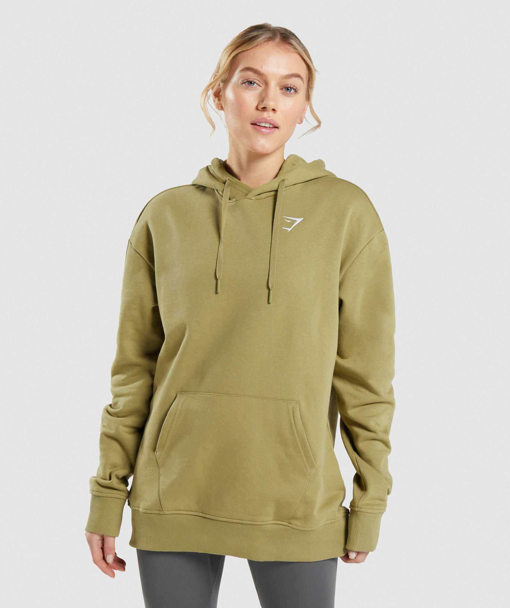 Gymshark Training Oversized Hoodie Groen | SFGV78964