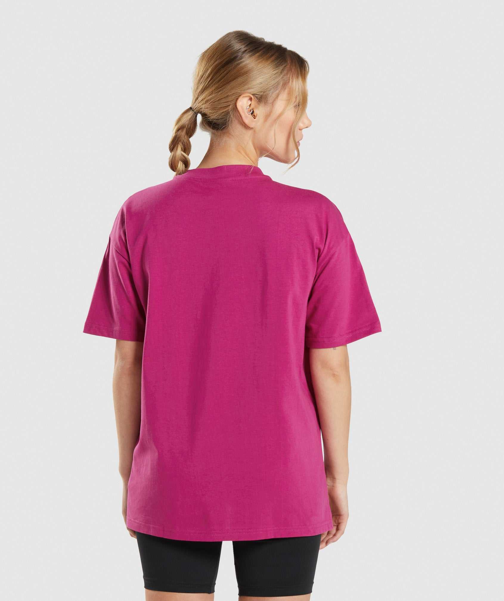 Gymshark Training Oversized T-shirts Roze | XQOR65108