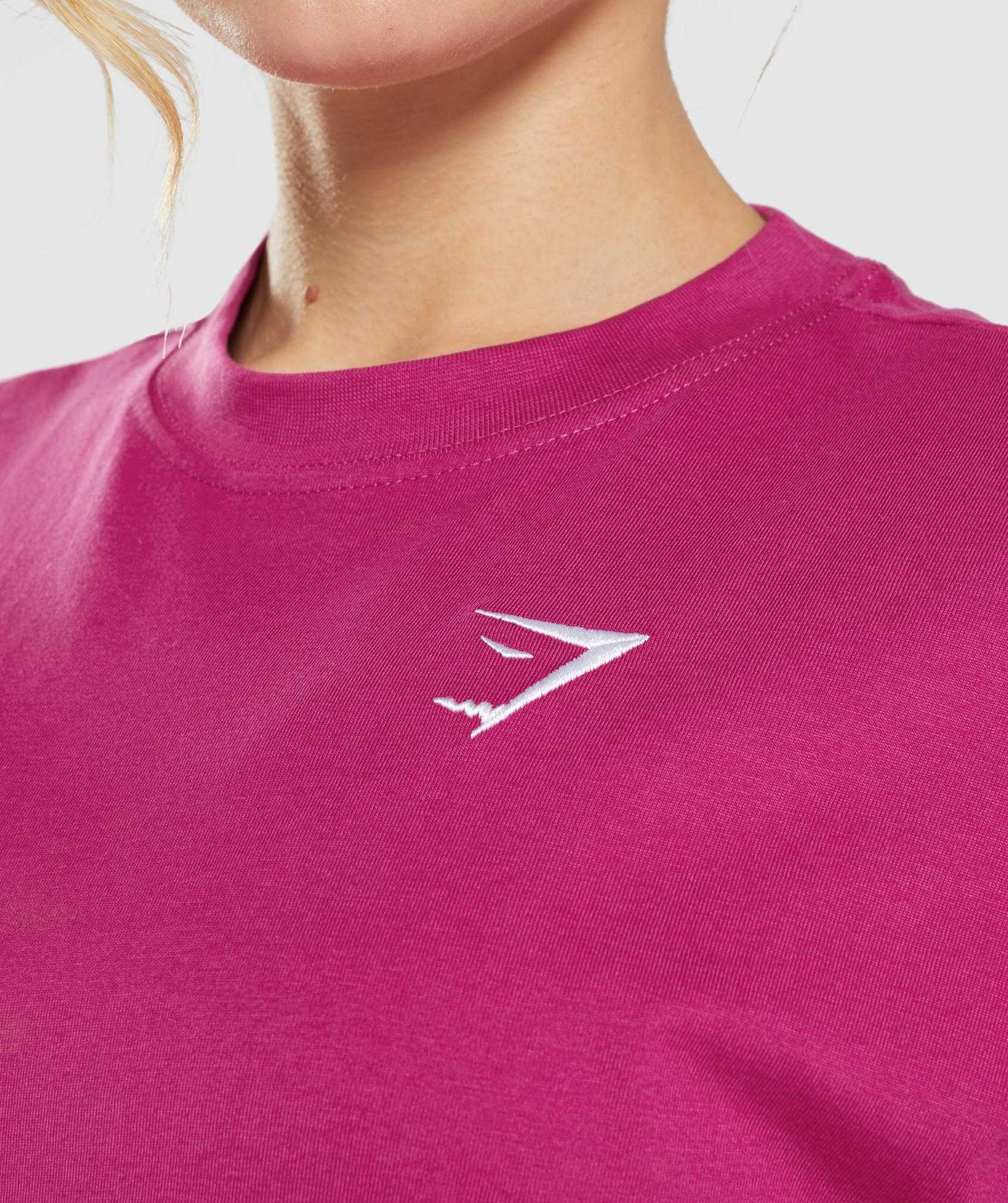 Gymshark Training Oversized T-shirts Roze | XQOR65108