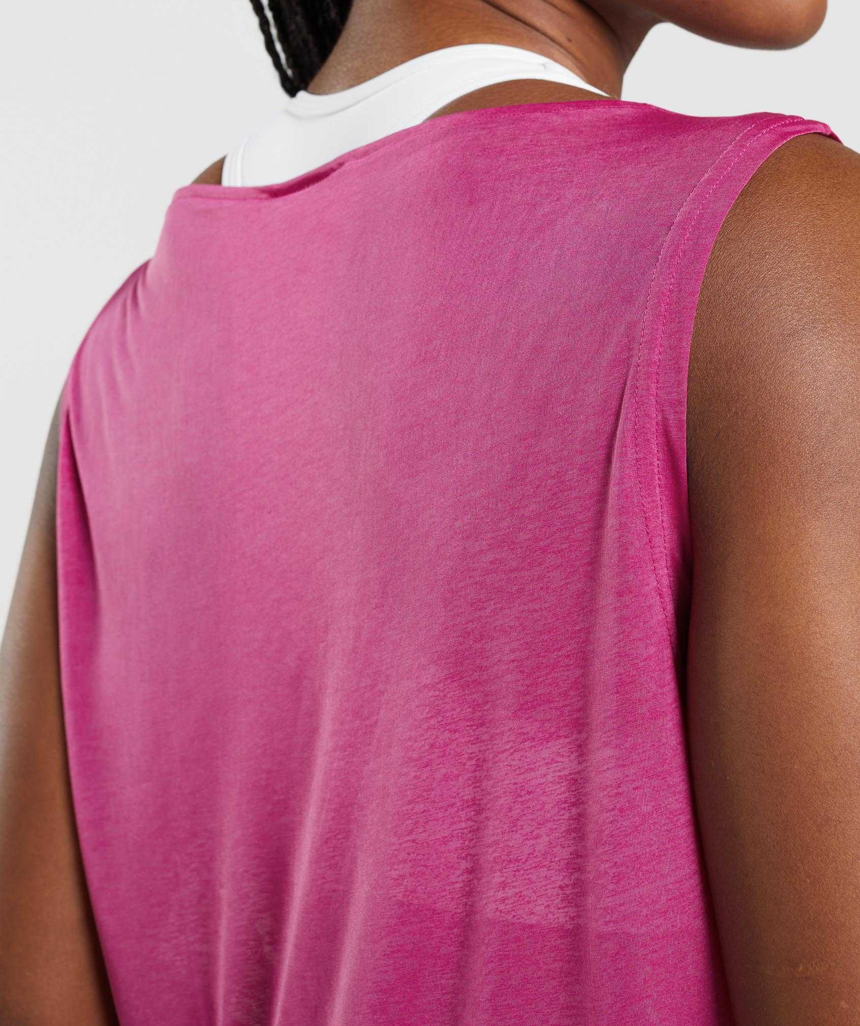 Gymshark Training Oversized Tanktop Roze | ETJI72516