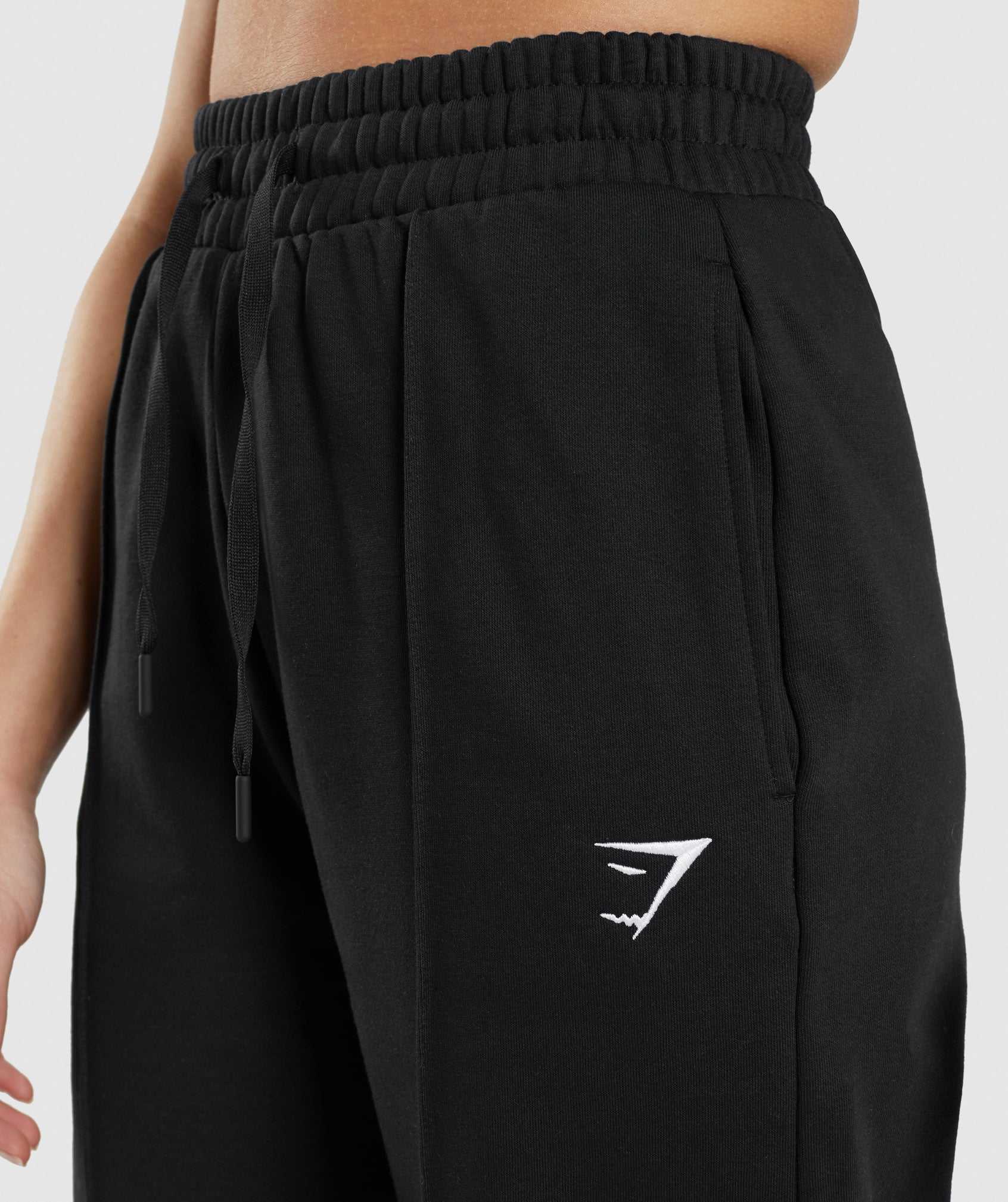 Gymshark Training Rechtdoor Leg Joggingbroeken Zwart | KWSU63471