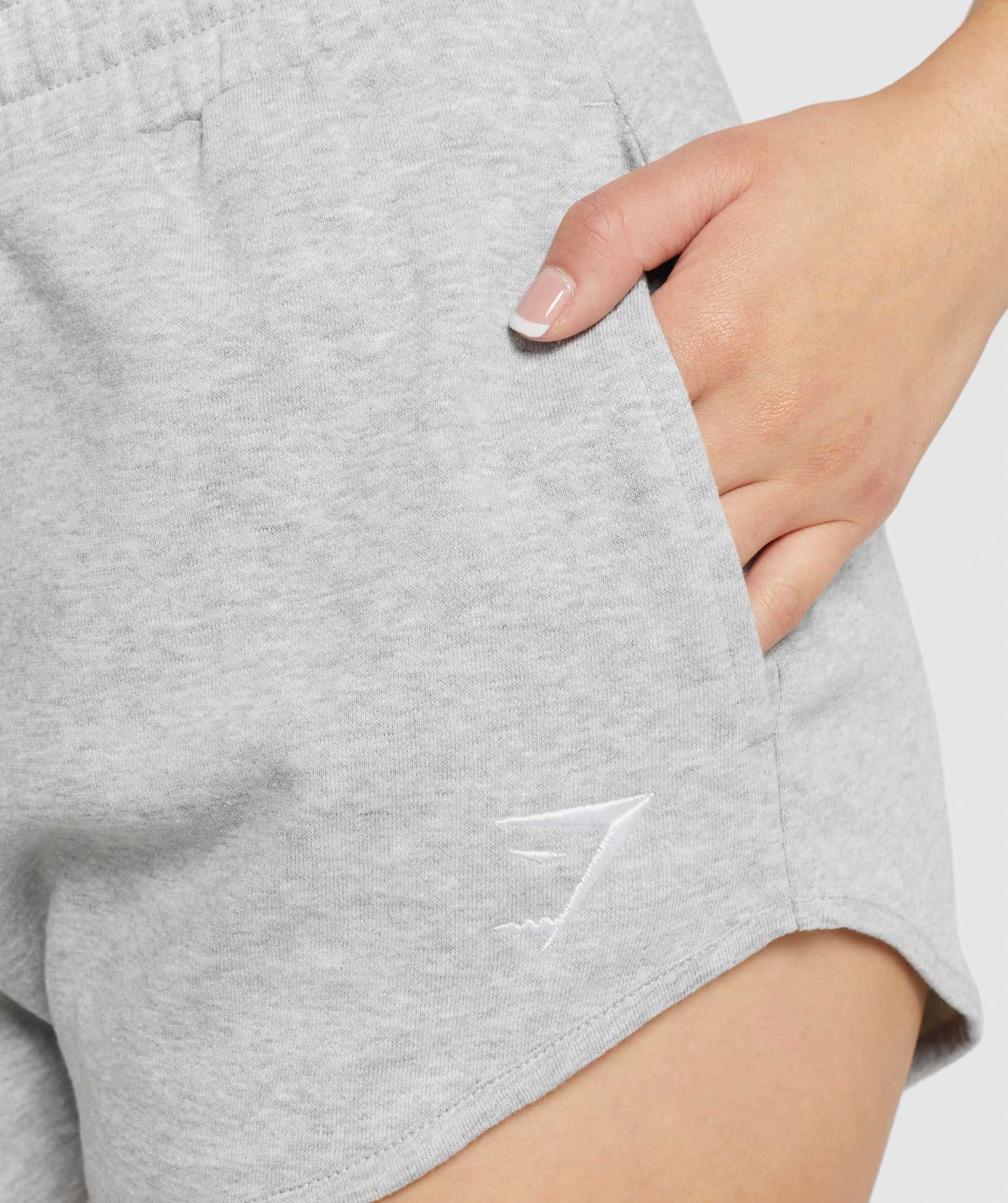 Gymshark Training Sweat Korte Broek Lichtgrijs | GLVY47329