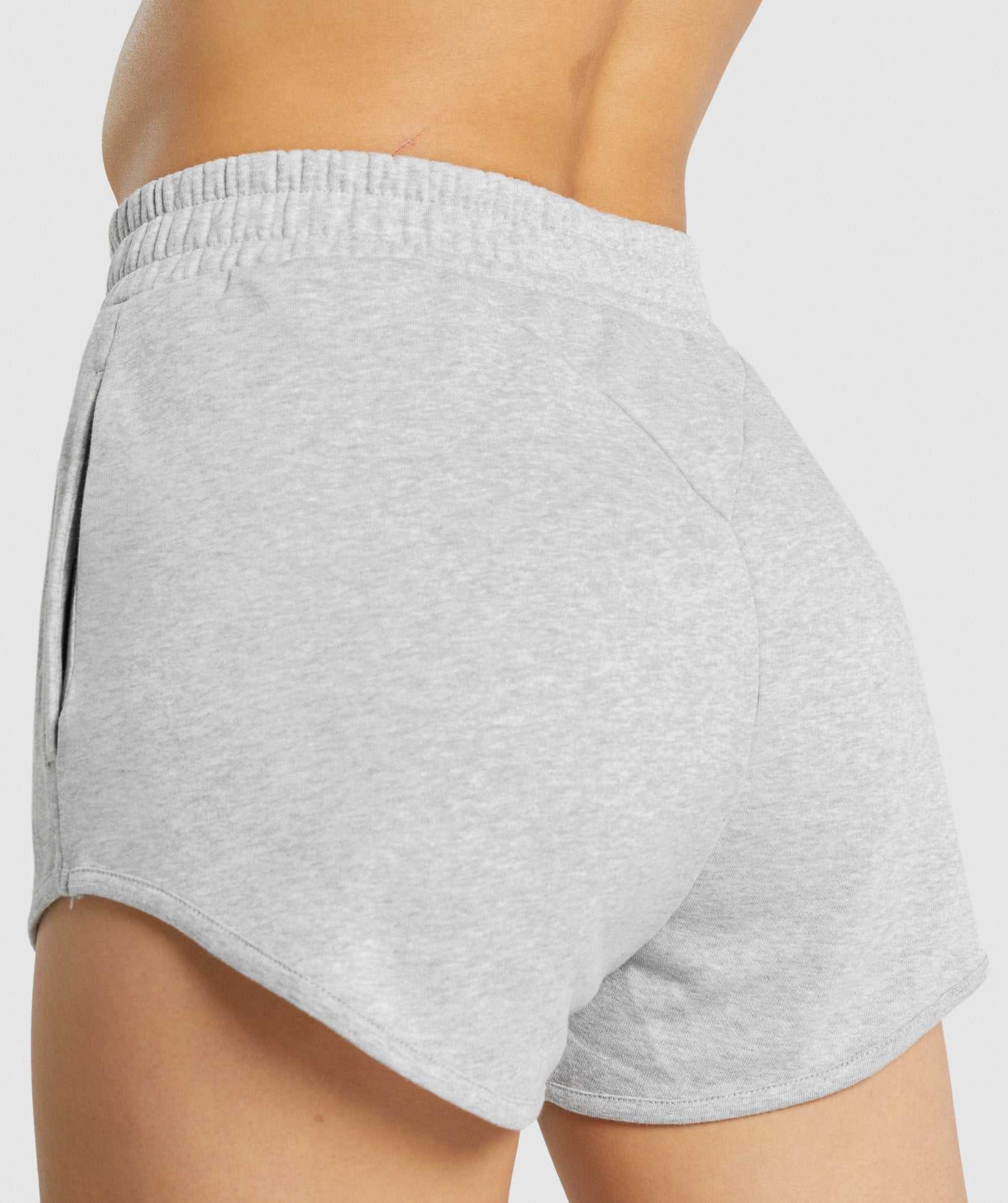 Gymshark Training Sweat Korte Broek Lichtgrijs | GLVY47329