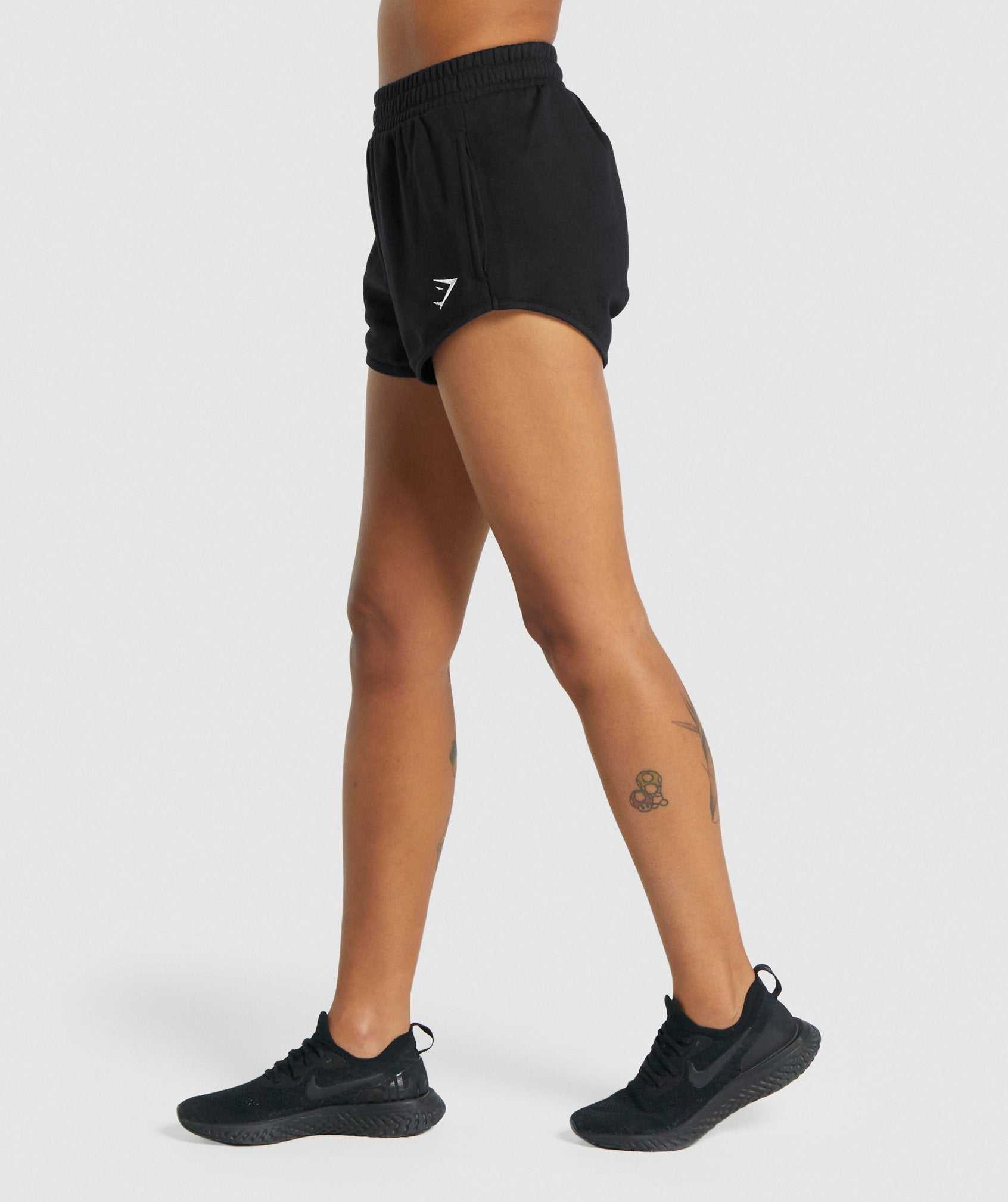 Gymshark Training Sweat Korte Broek Zwart | IGOT17386