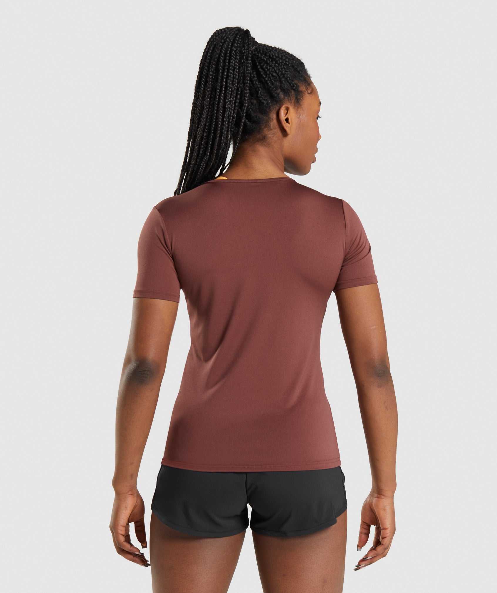 Gymshark Training T-shirts Roze Bruin | WKEG31924