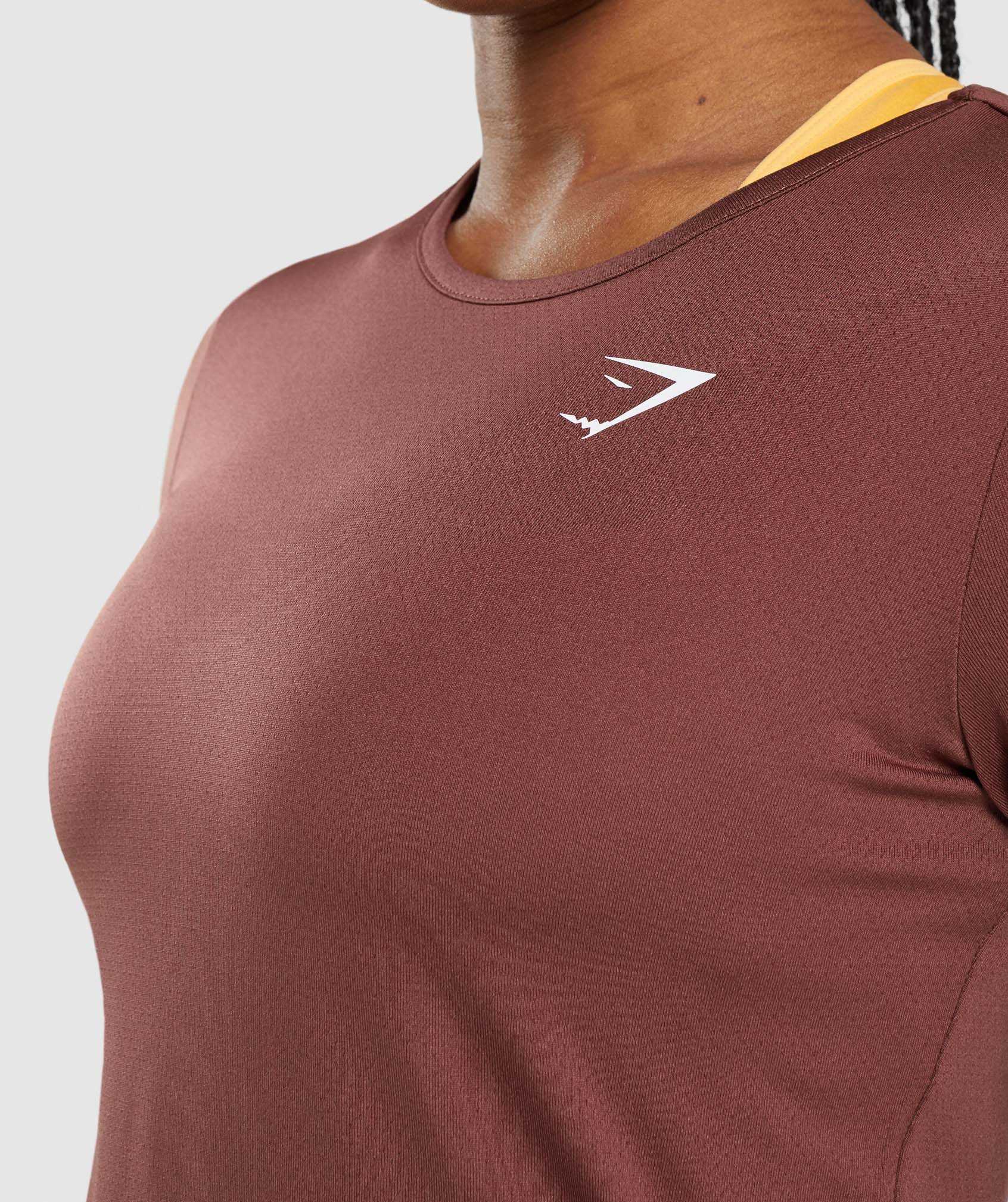 Gymshark Training T-shirts Roze Bruin | WKEG31924