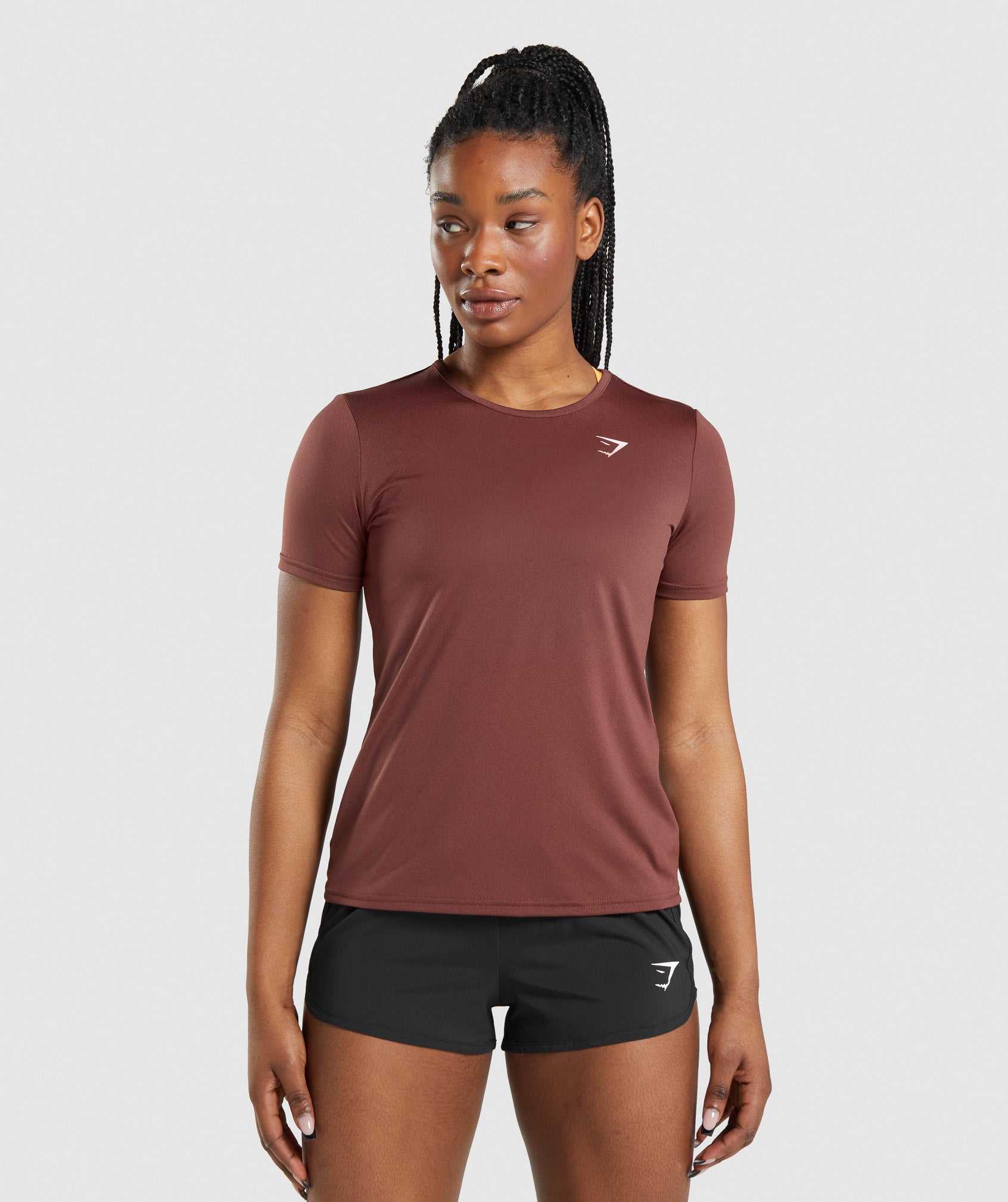 Gymshark Training T-shirts Roze Bruin | WKEG31924