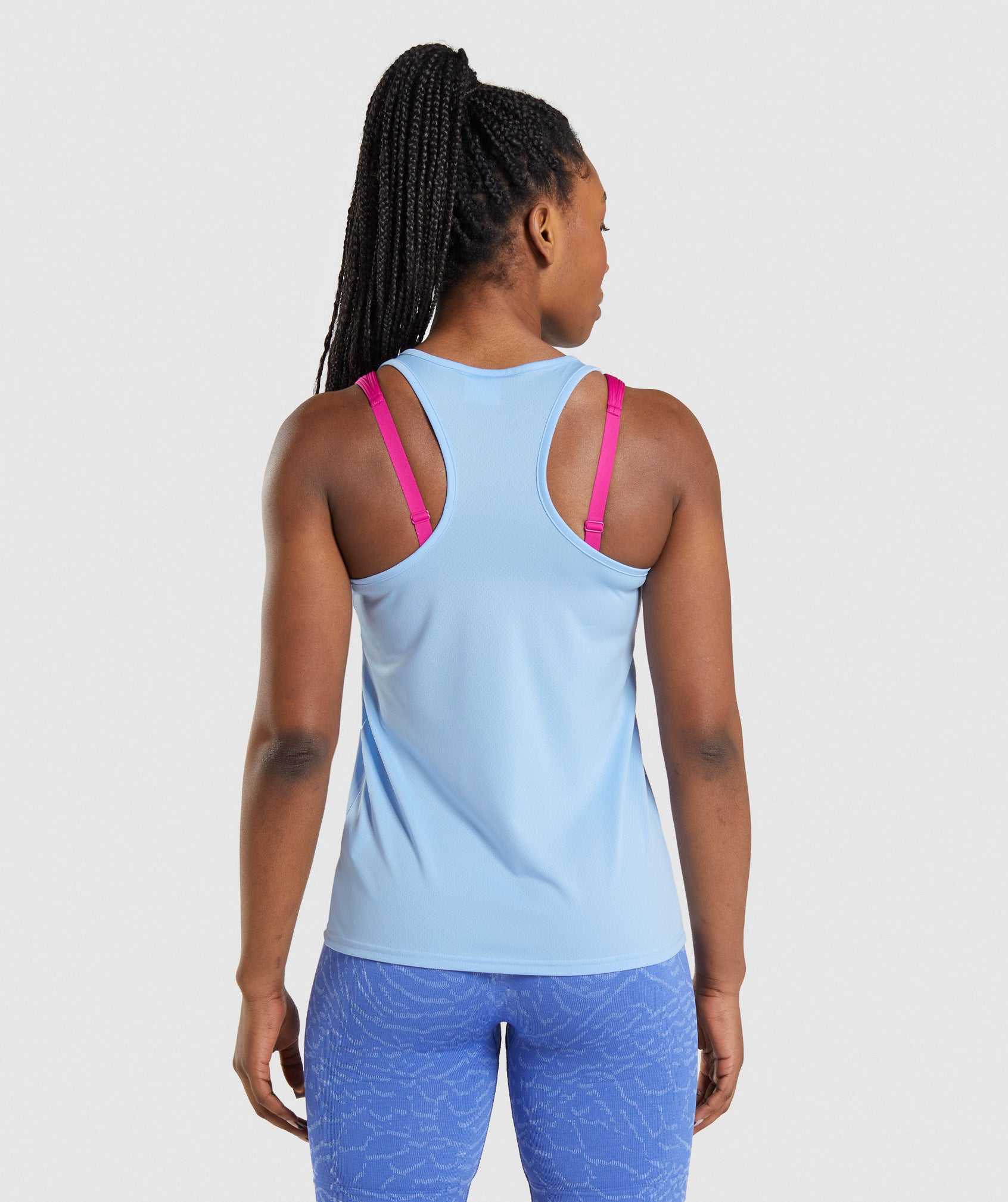 Gymshark Training Tanktop Blauw | HELI81627